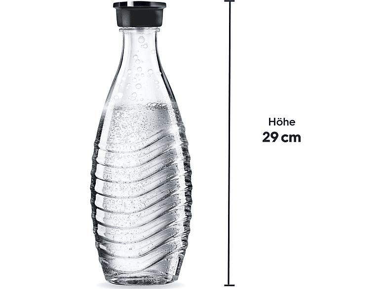 SODASTREAM 1047200490 GLASKARAFFE DUOPACK Wasserflasche Transparent