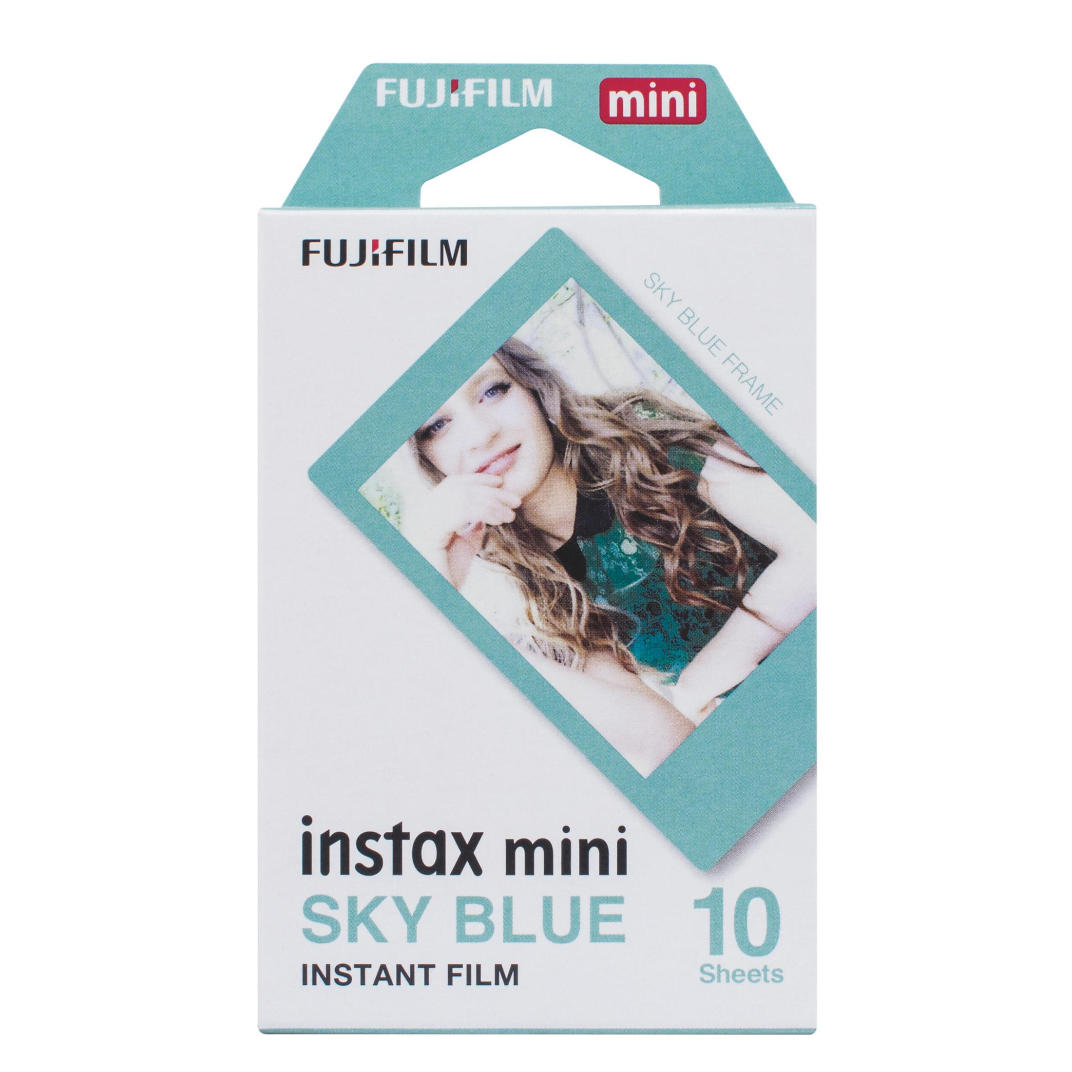 Opakowanie filmu Fujifilm Instax Mini Sky Blue, 10 arkuszy.