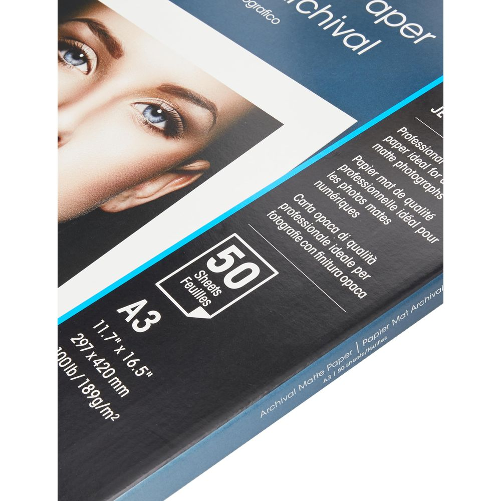 Pudełko papieru matowego A3 Archiwalnego, 50 arkuszy, do zdjęć.