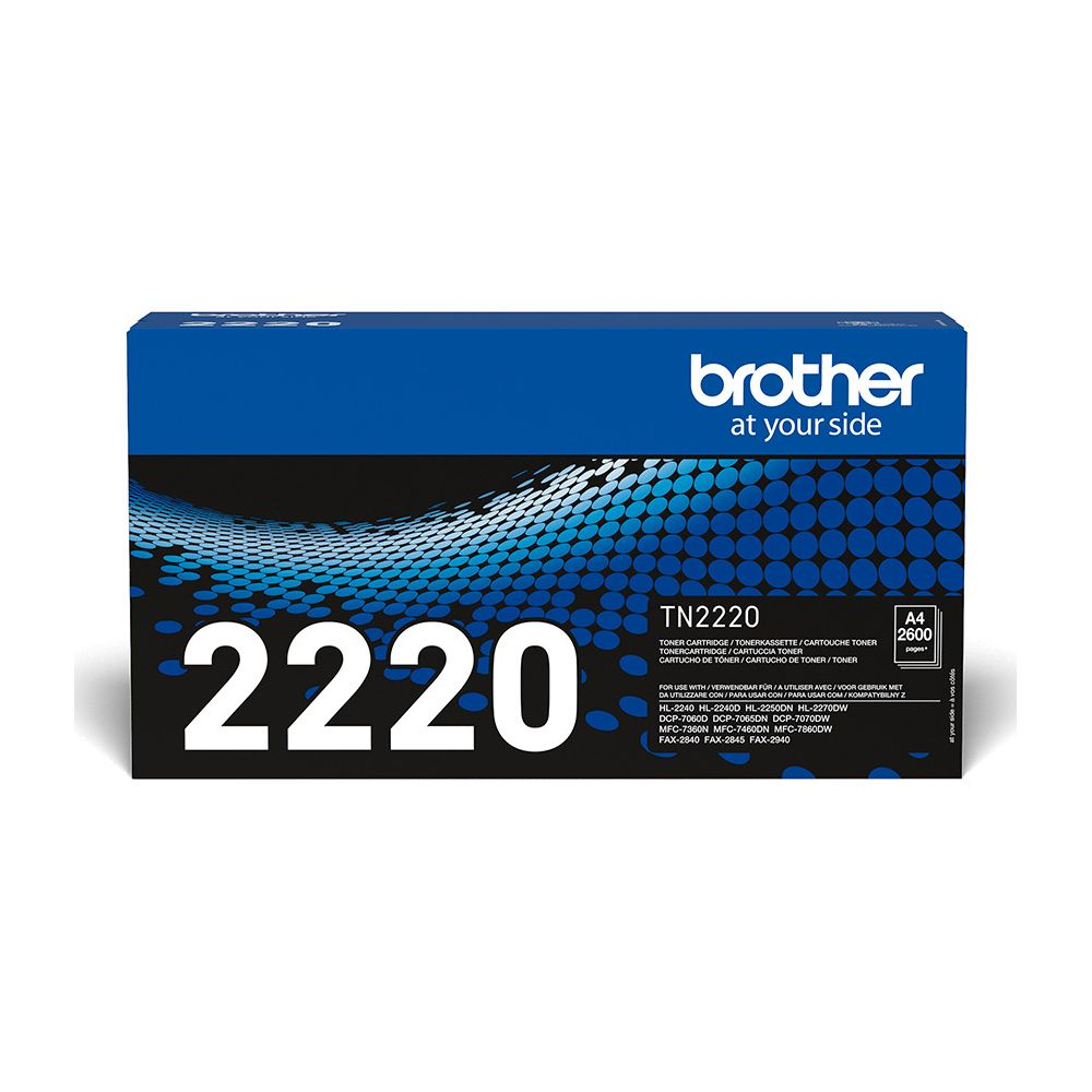 Toner Brother TN2220, pojemność 2600 stron A4.