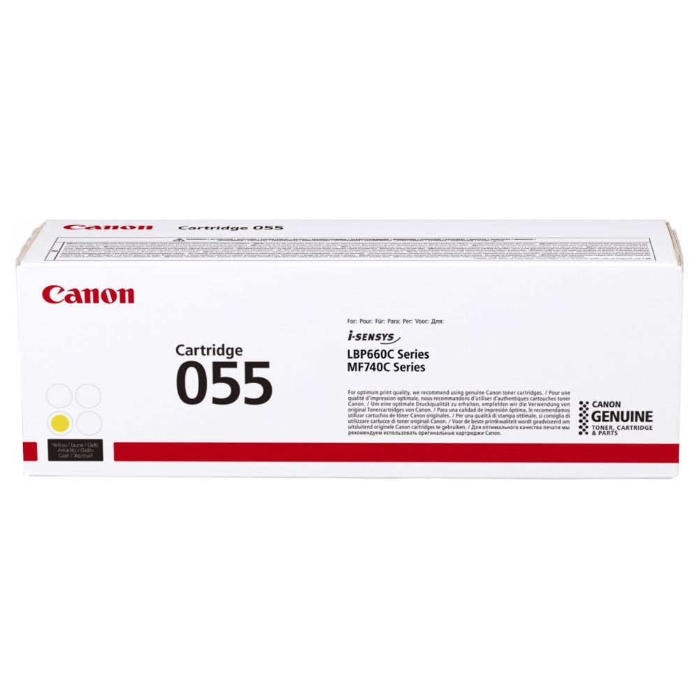 Toner Canon 055 do i-SENSYS LBP660C/MF740C Series. Żółty.