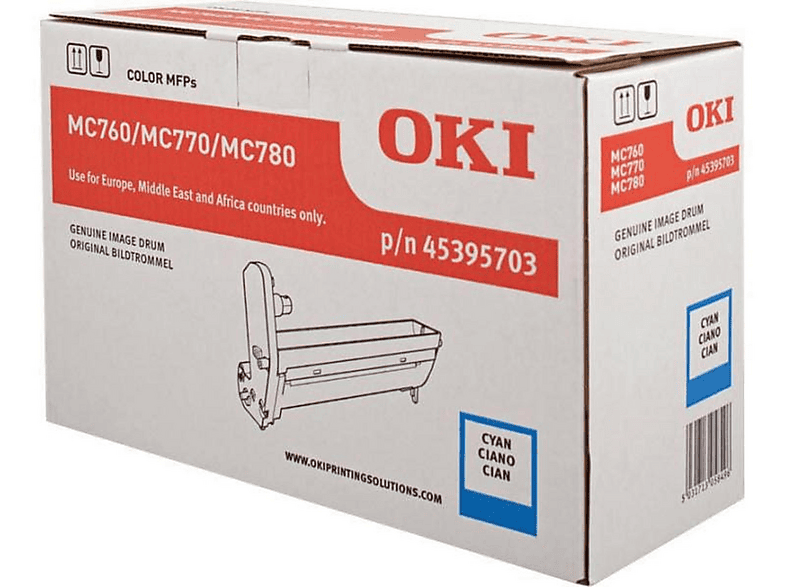 OKI MC760 45395703 Durum Ünitesi Lazer baskı Cyan