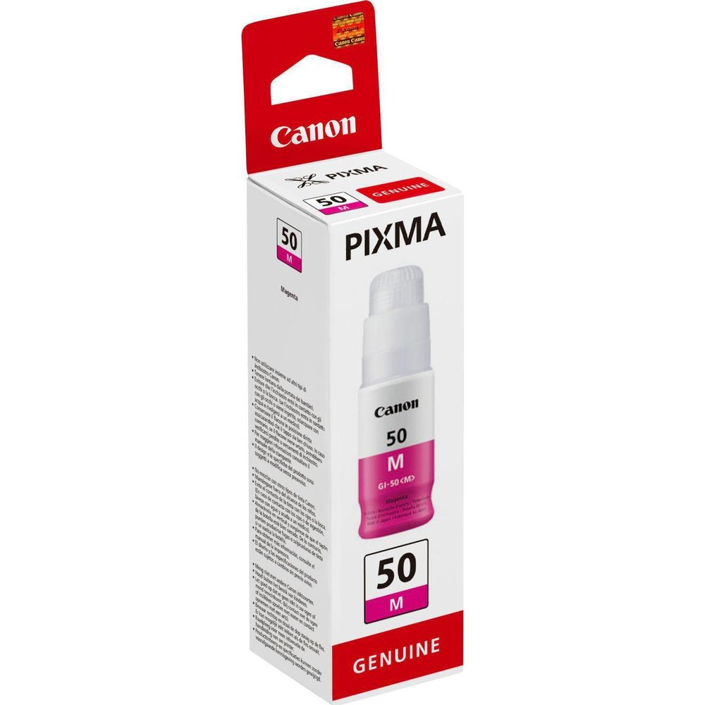 Tusz Canon PIXMA 50 M Magenta w oryginalnym opakowaniu.