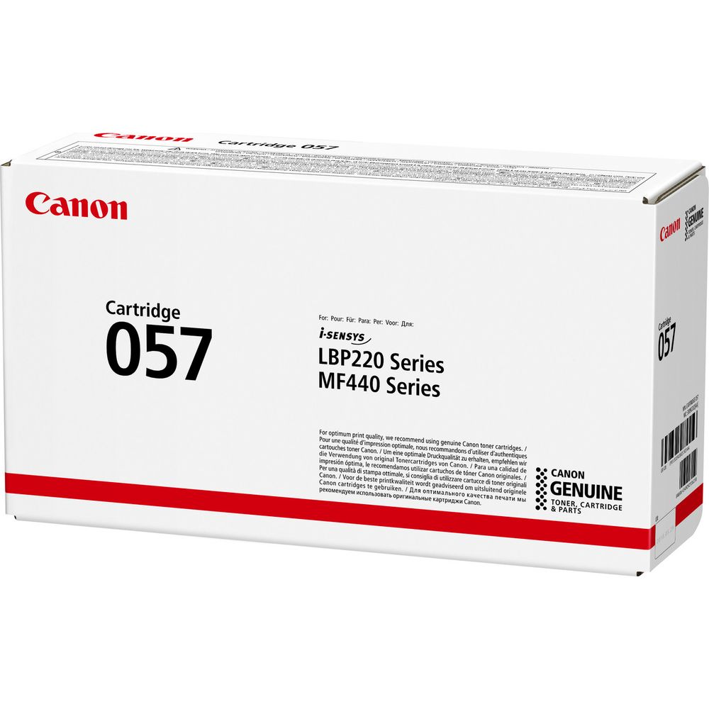 Cartouche de toner Canon 057 pour i-SENSYS LBP220/MF440 Series.