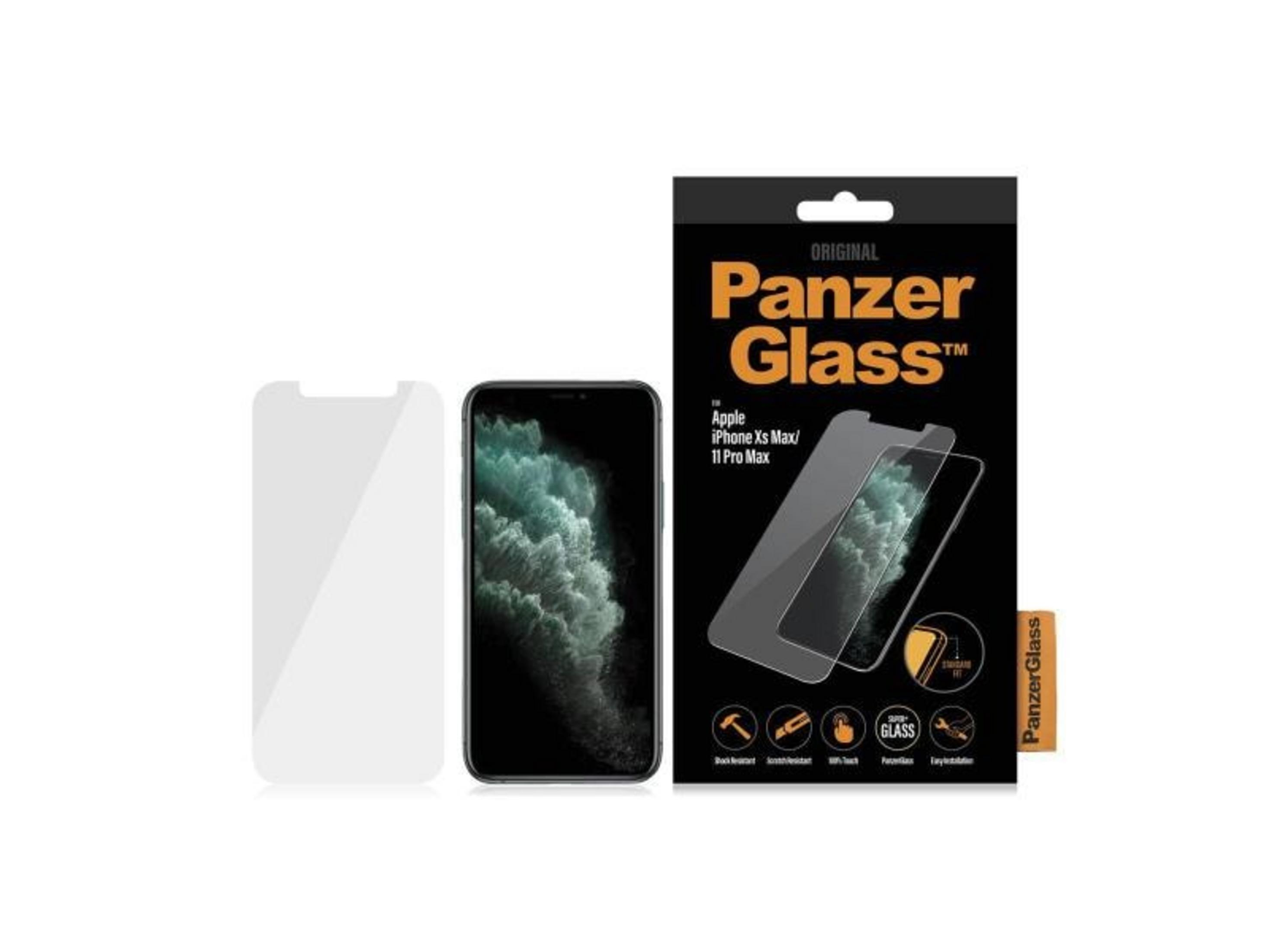 Protecteur d'écran PanzerGlass pour iPhone Xs Max/11 Pro Max.