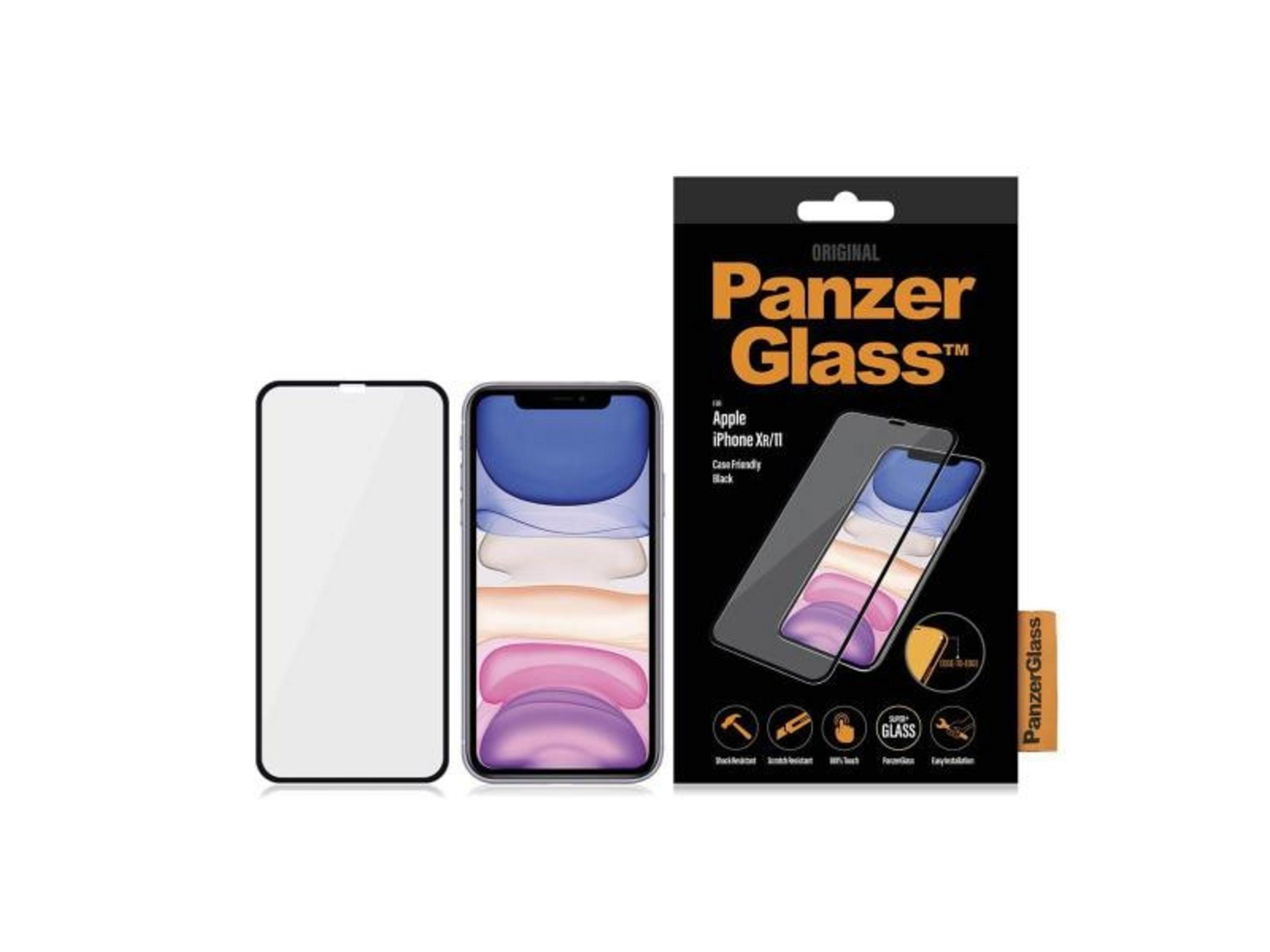 Emballage de protecteur d'écran PanzerGlass pour iPhone XR/11.