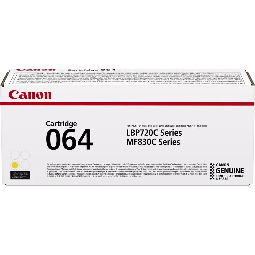 Toner Canon 064 do serii LBP720C/MF830C, białe pudełko.