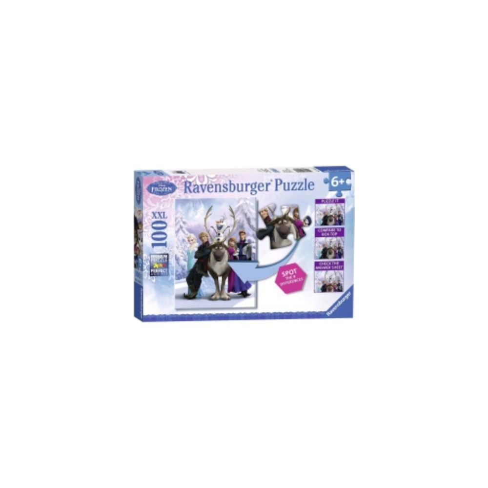 Puzzle Ravensburger 100 pezzi XXL con personaggi di Frozen.