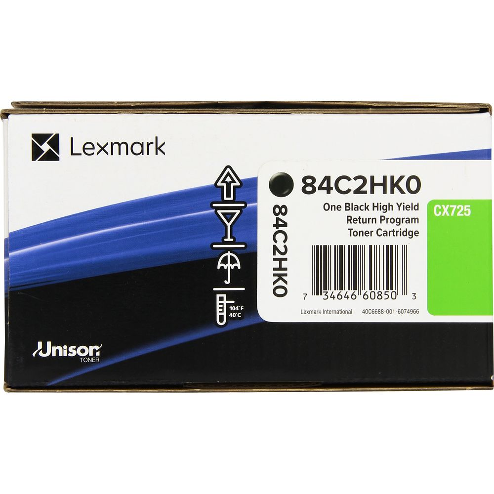 Cartucho de tóner negro Lexmark 84C2HKO para CX725