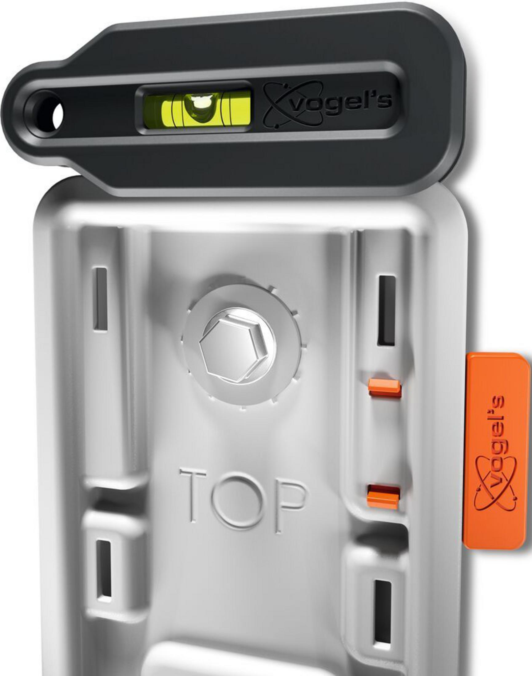 Nakładka poziomicy na srebrnym uchwycie z napisem "TOP".