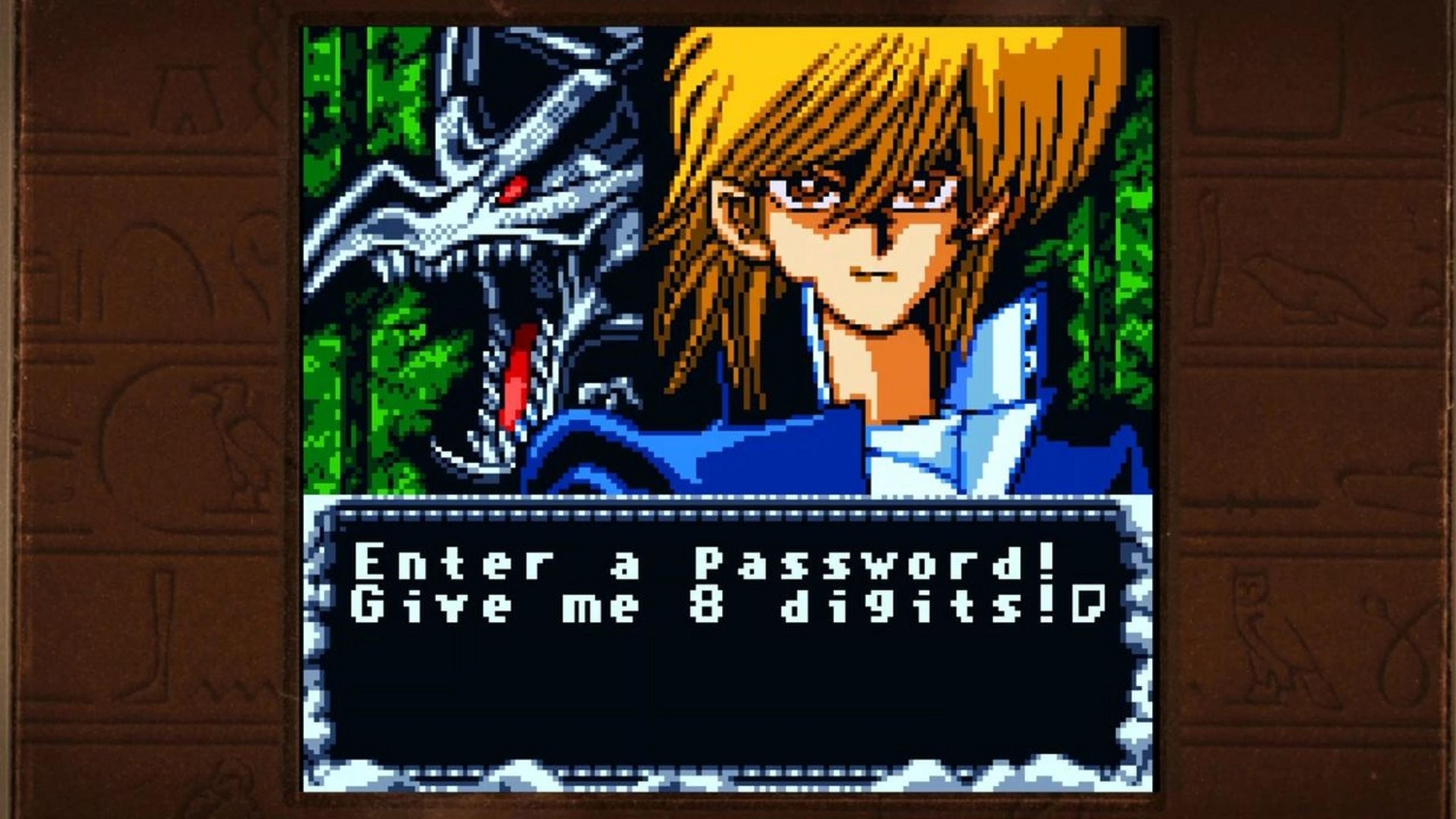 Un personaggio anime con capelli biondi sta accanto a un mostro con occhi rossi.