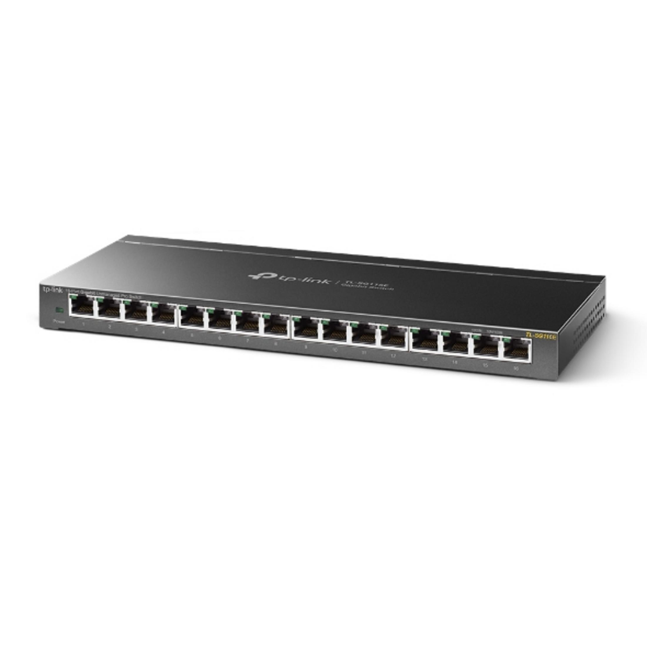 TP-LINK TL-SG116E  Gigabit Unmanaged Pro 0 Switch Siyah