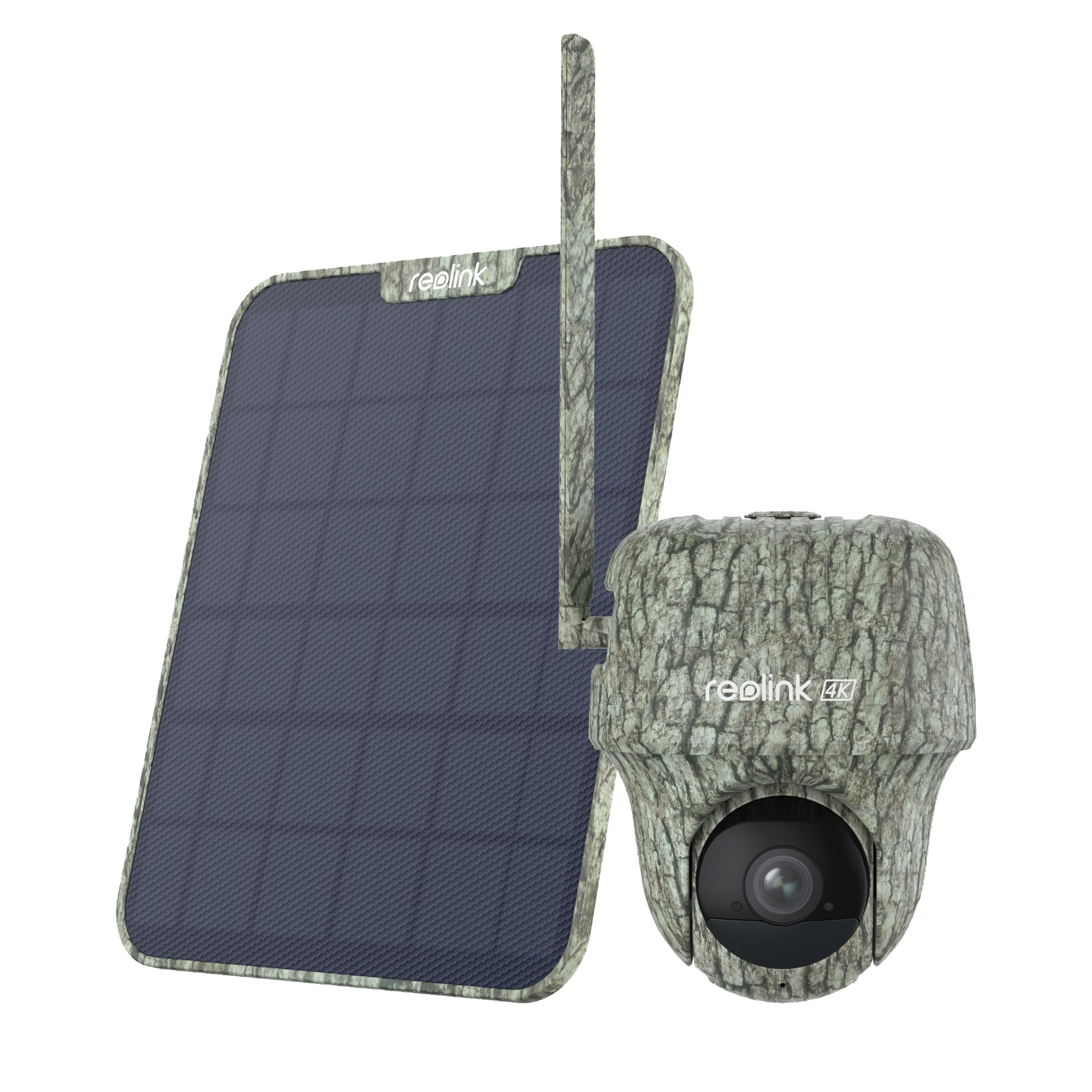 Kamera bezpieczeństwa z panelem słonecznym, wzór maskujący, Reolink 4K