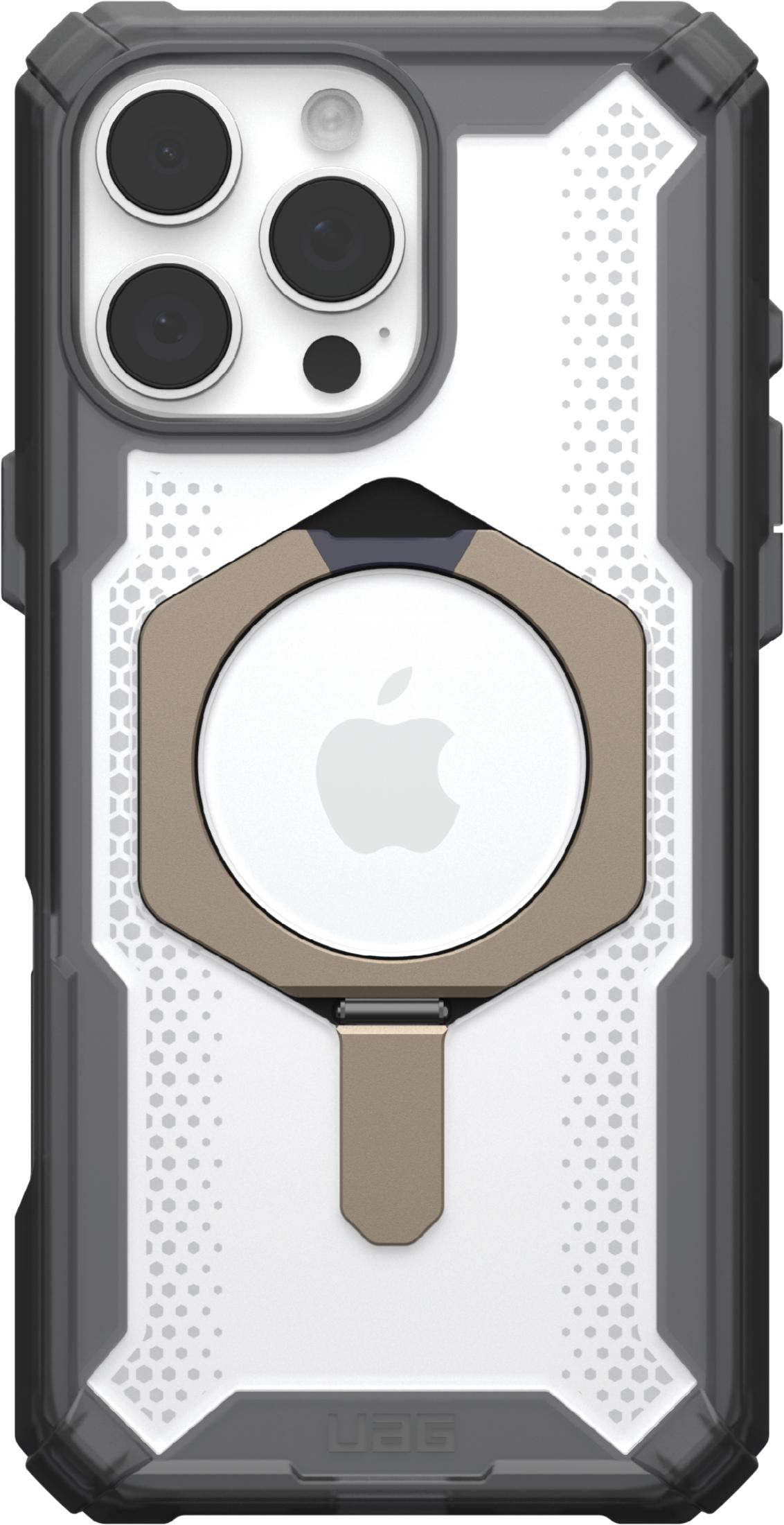 Ein robustes iPhone-Gehäuse mit einem Apple AirTag-Halter.
