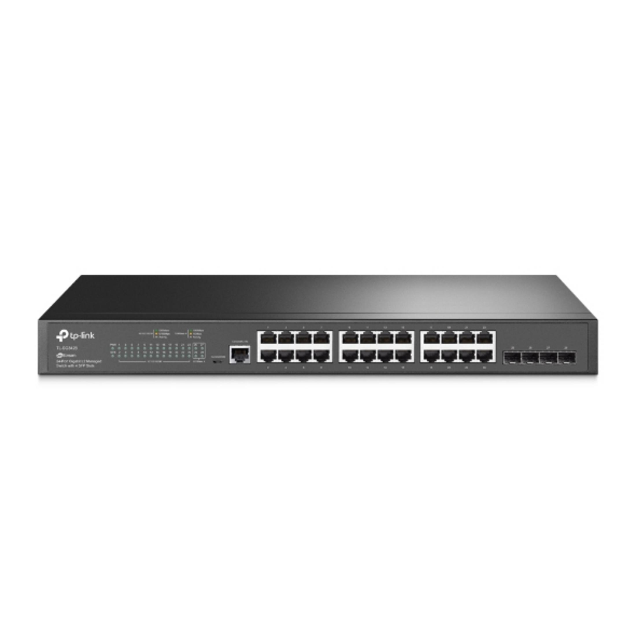 TP-LINK Omada TL-SG3428 Gigabit+4xgigabit Sfp Uplink L2+ Yönetilebilir Rackmount 24 Switch Siyah