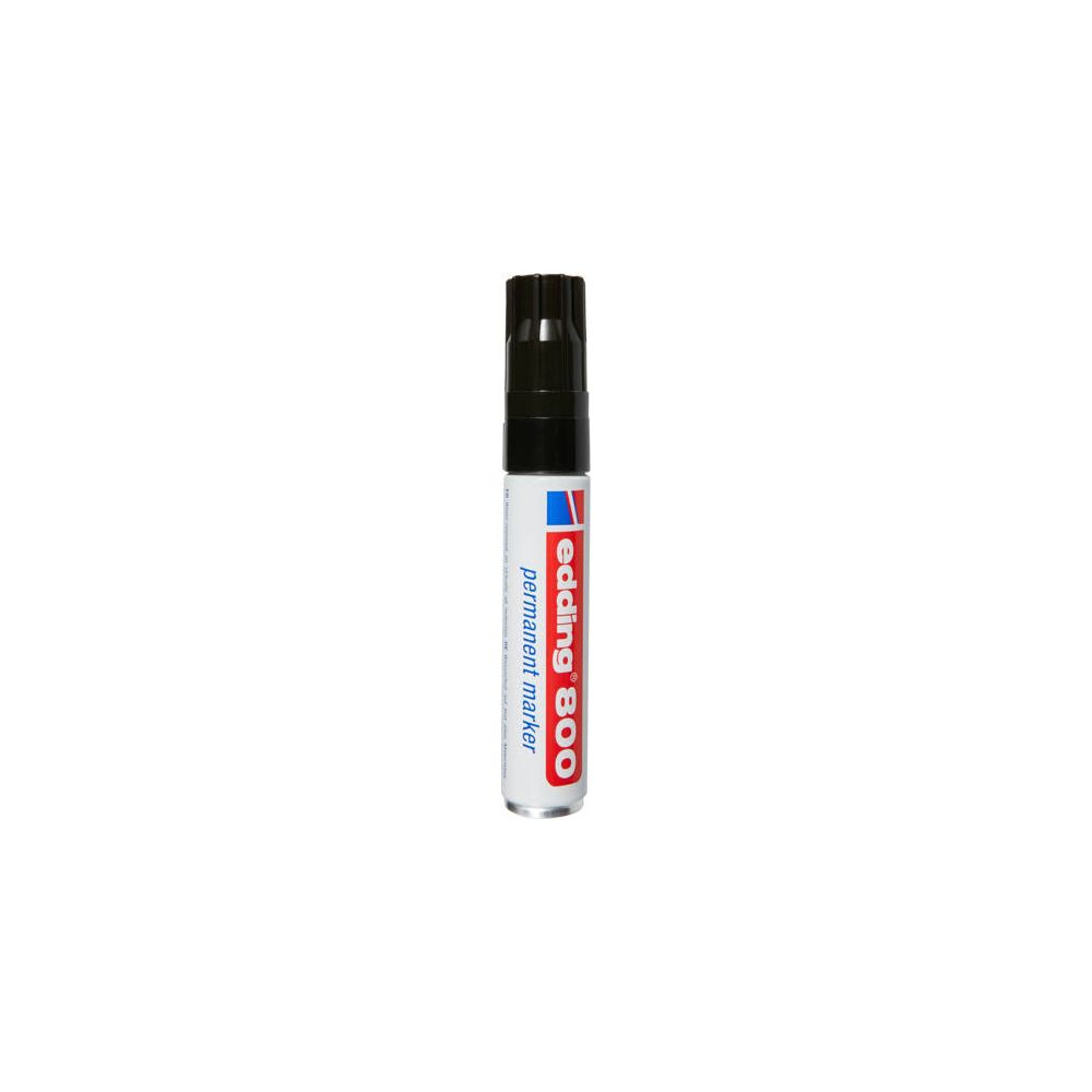 Schwarzer Permanentmarker der Marke Edding 800.