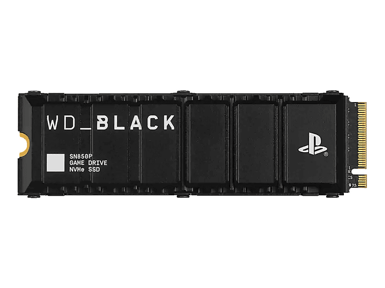 PS5用内蔵SSD（WD_BLACK SN850P 4TB SSD PS5用） WD 198084 WD Black SSD SN850P PS5 2TB 2 TB NVMe | MediaMarkt