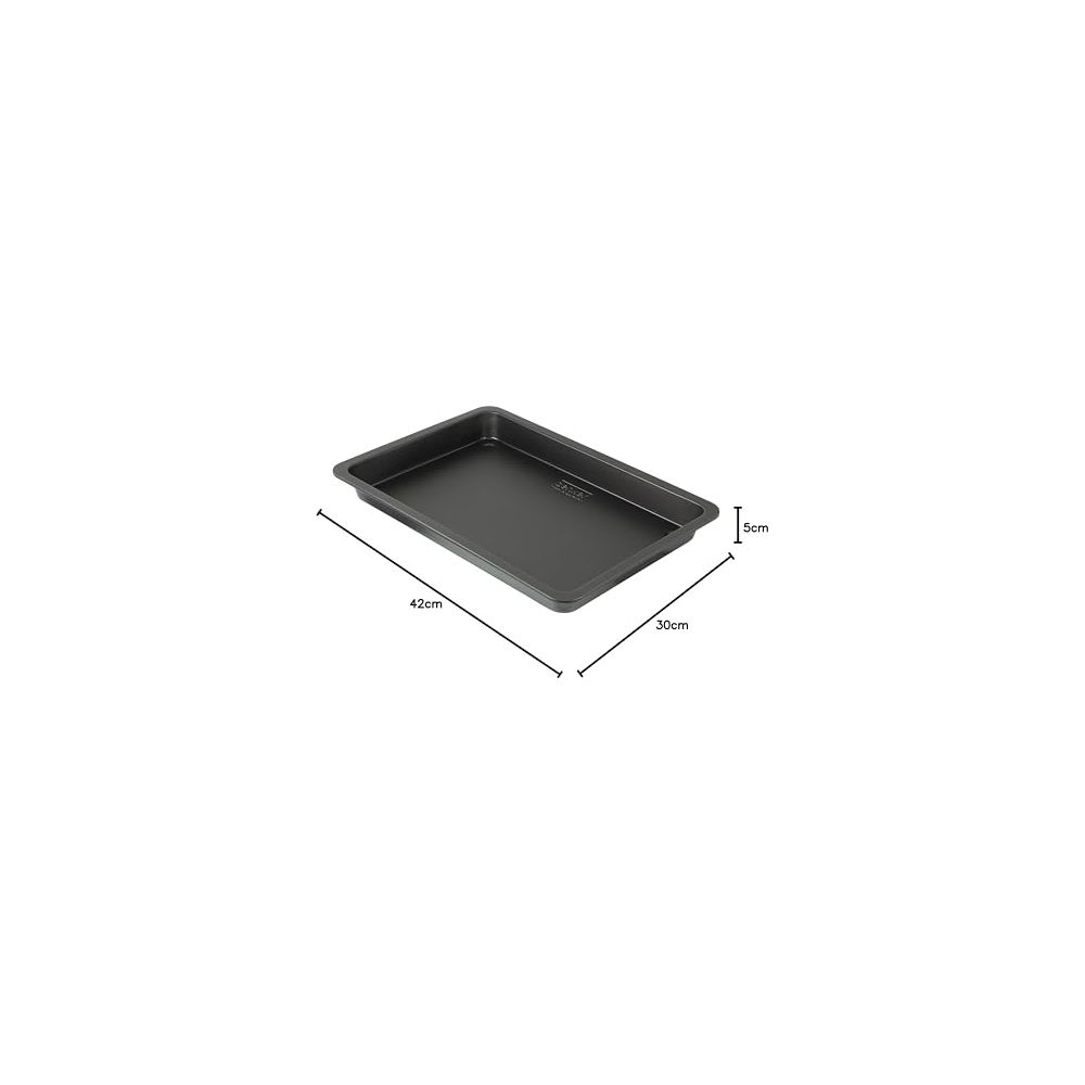 Plaque de cuisson grise, 42x30x5cm.