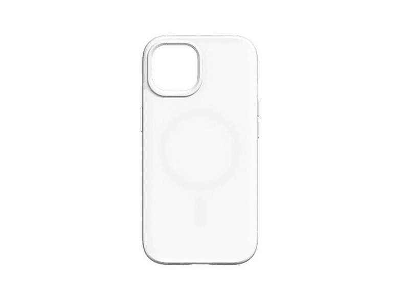 RhinoShield SolidSuit Case Compatible with Magsafe for [iPhone 15] | Shock Absorbent Slim Design Protective Cover with Premium Matte Finish 3.5M / 11ft Drop Protection - Classic White