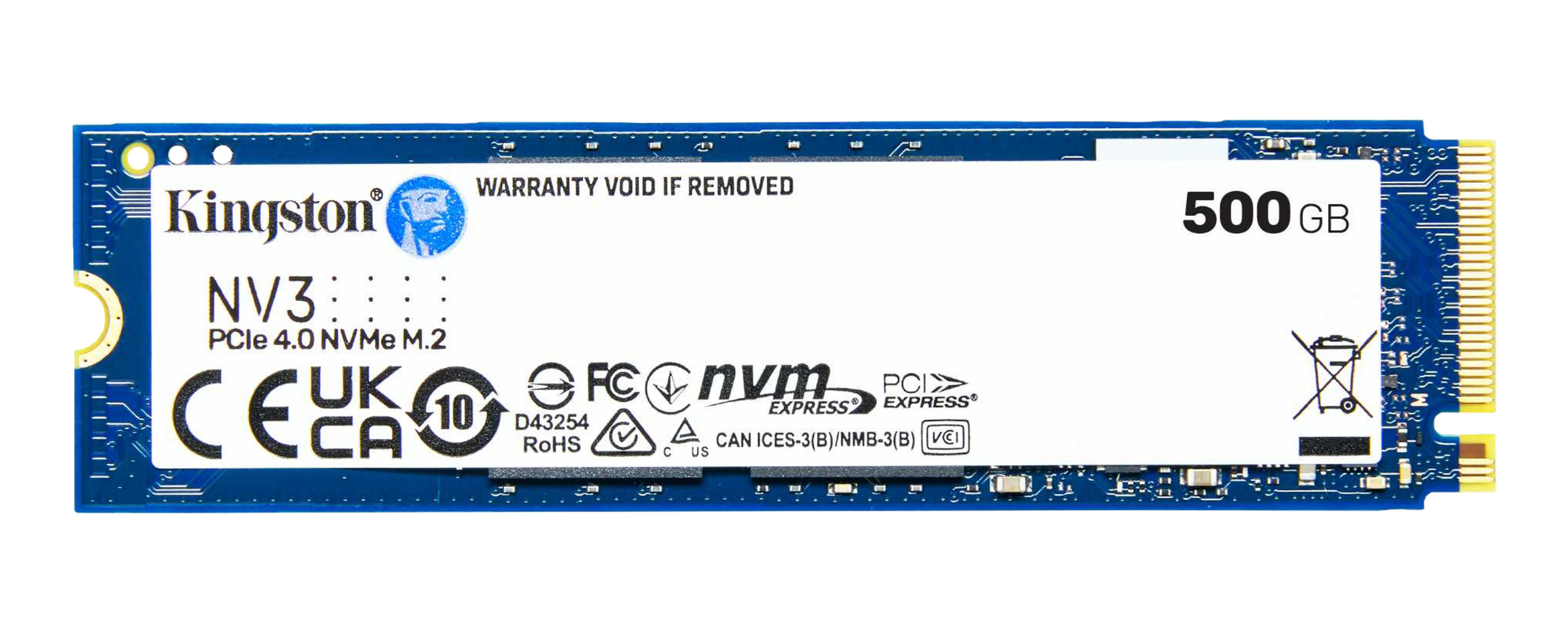 Dysk SSD M.2 Kingston NV3 500GB z PCIe 4.0 NVMe.