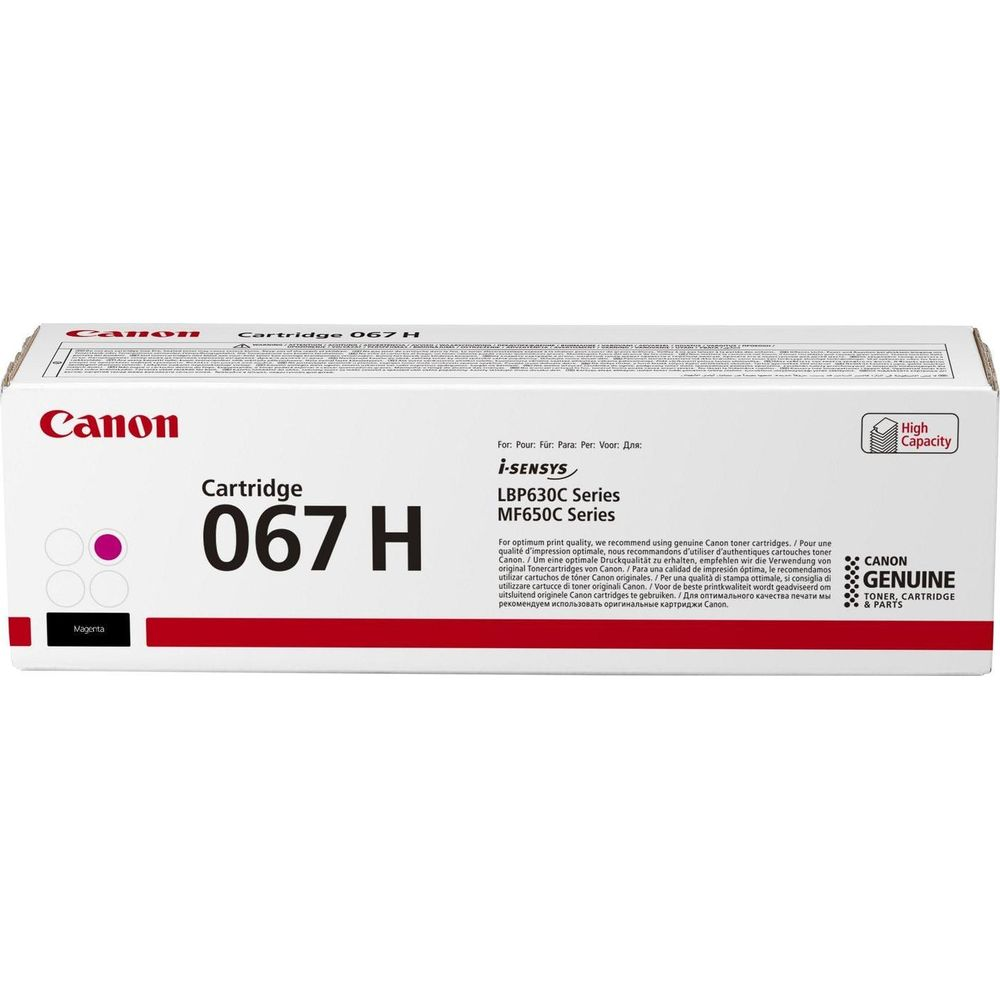 Toner Canon 067 H, magenta, wysoka wydajność, do i-SENSYS LBP630C/MF650C.