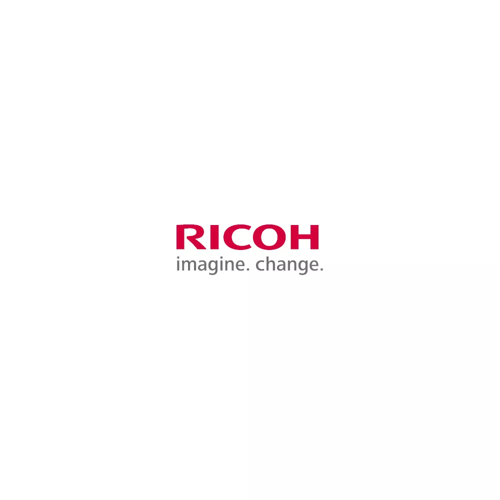 Logo RICOH ze sloganem 'imagine. change.'