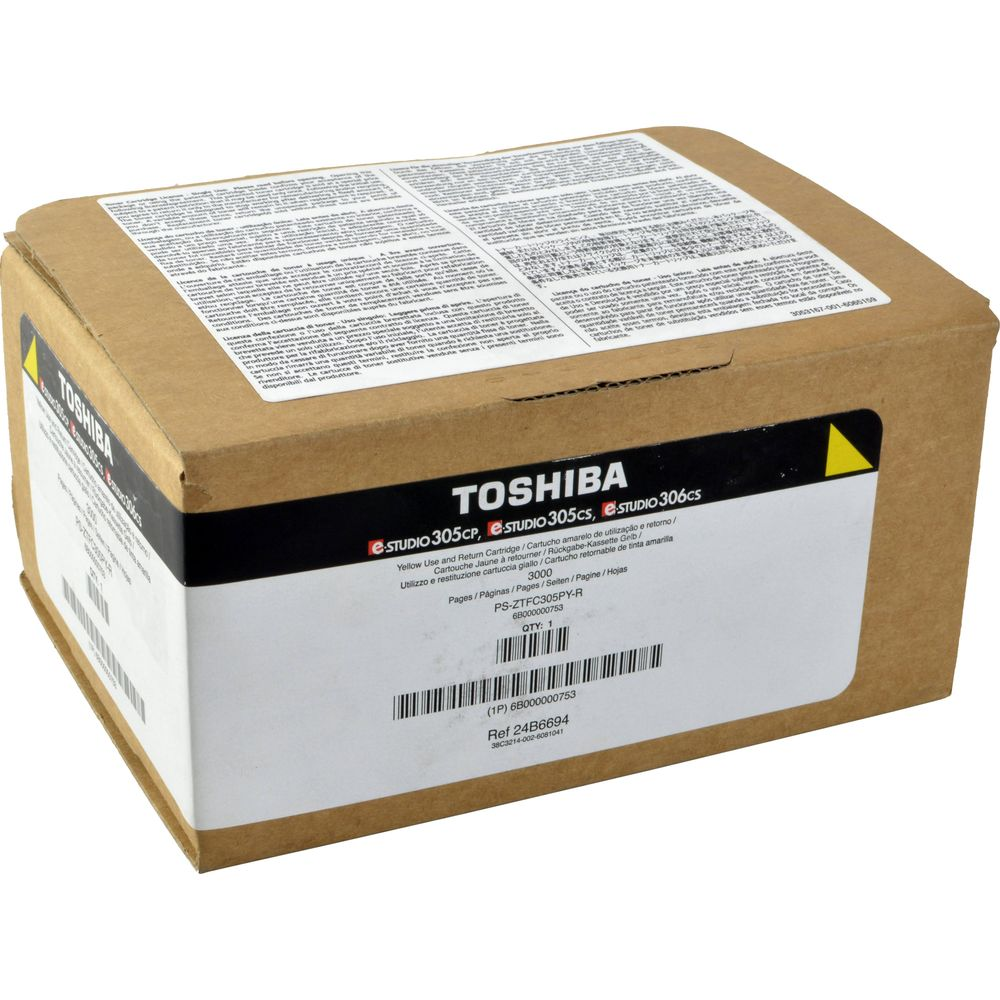 Cartuccia toner giallo Toshiba per e-STUDIO 305CP/CS/306CS.