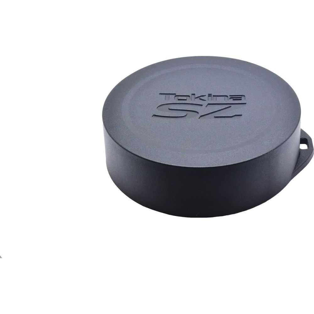 Czarna, okrągła nasadka z logo Tokina SZ.
