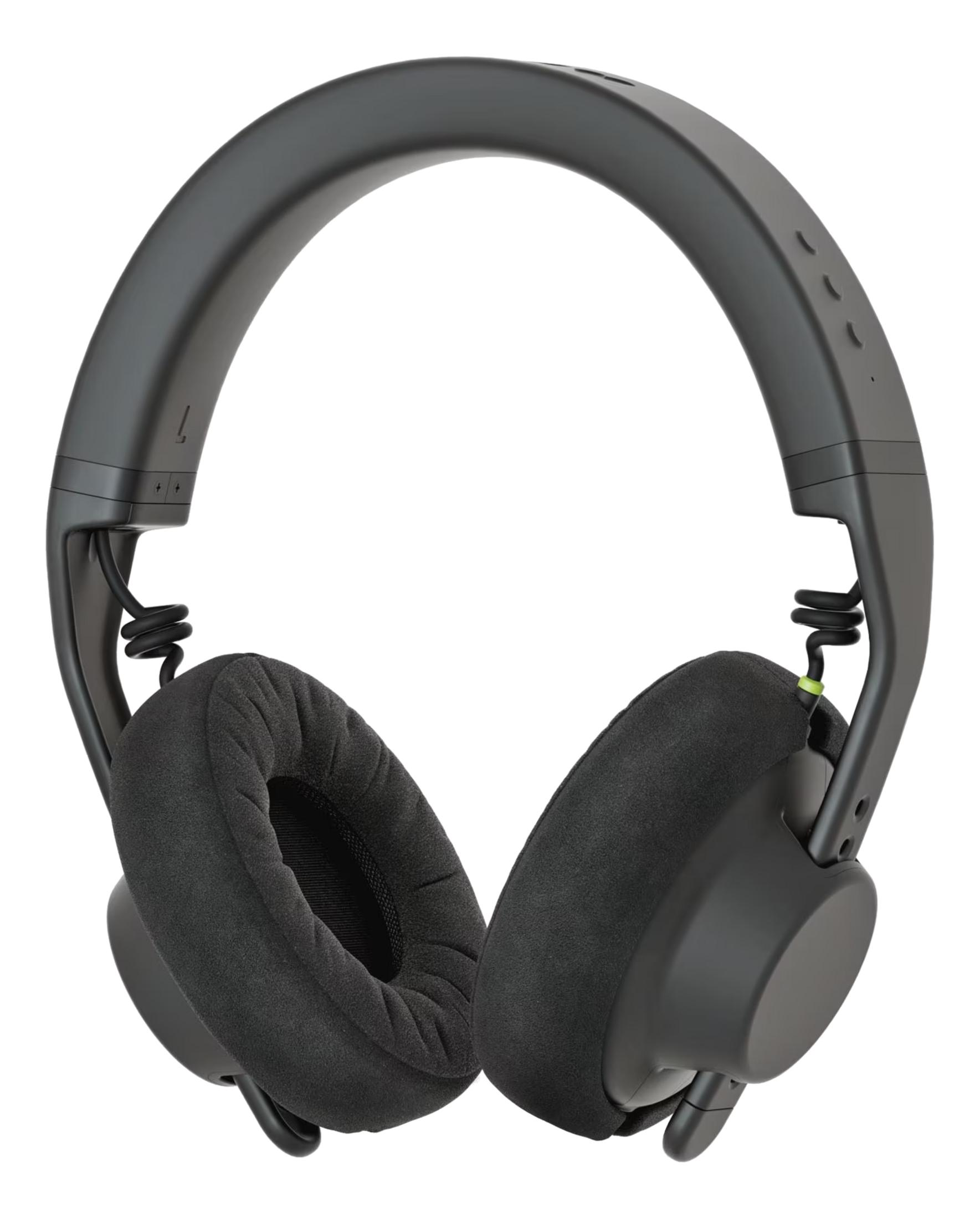 Schwarze Over-Ear-Kopfhörer mit gepolsterten Ohrmuscheln und verstellbarem Kopfbügel.