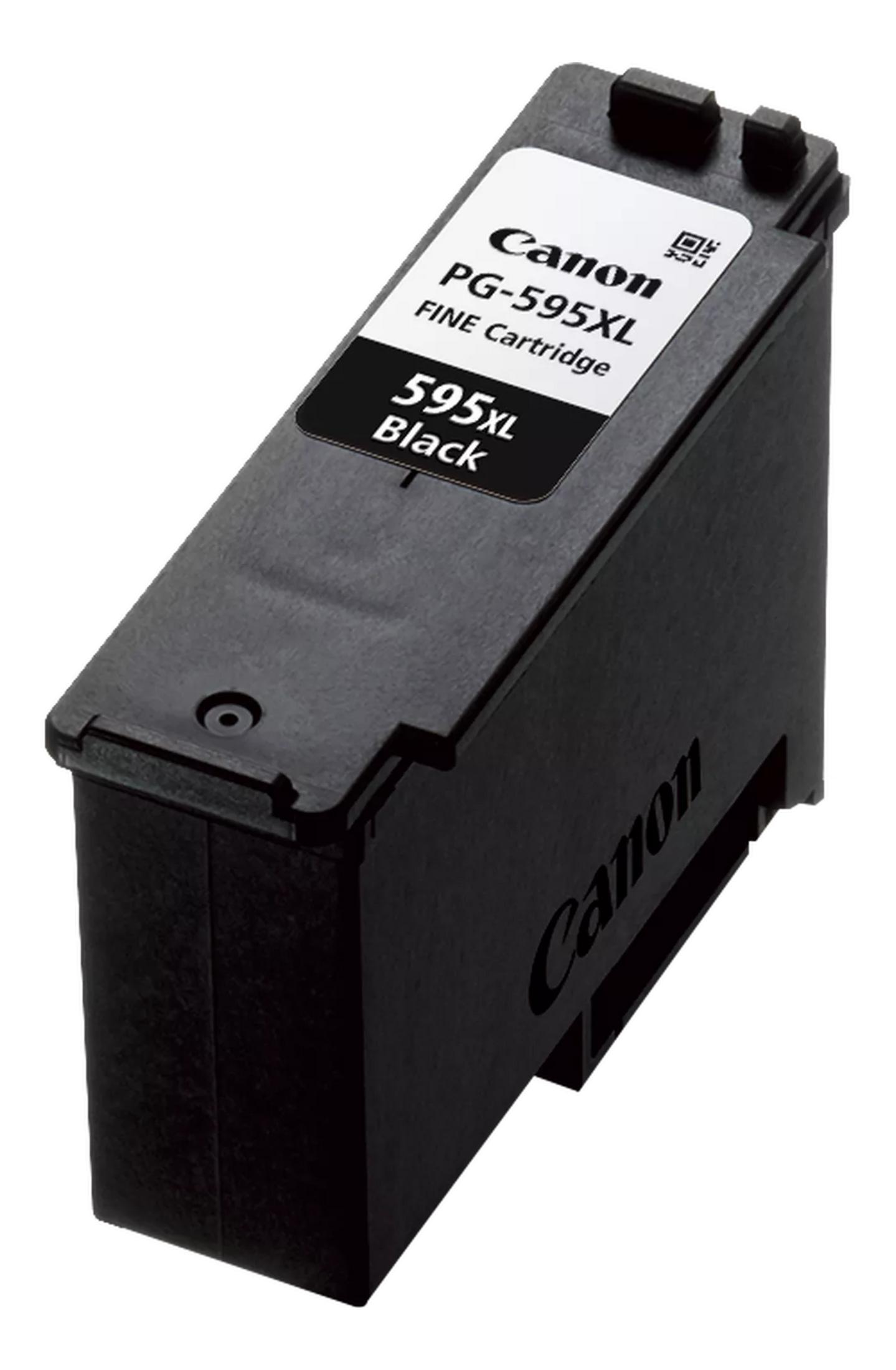 Czarny tusz Canon PG-595XL z etykietą