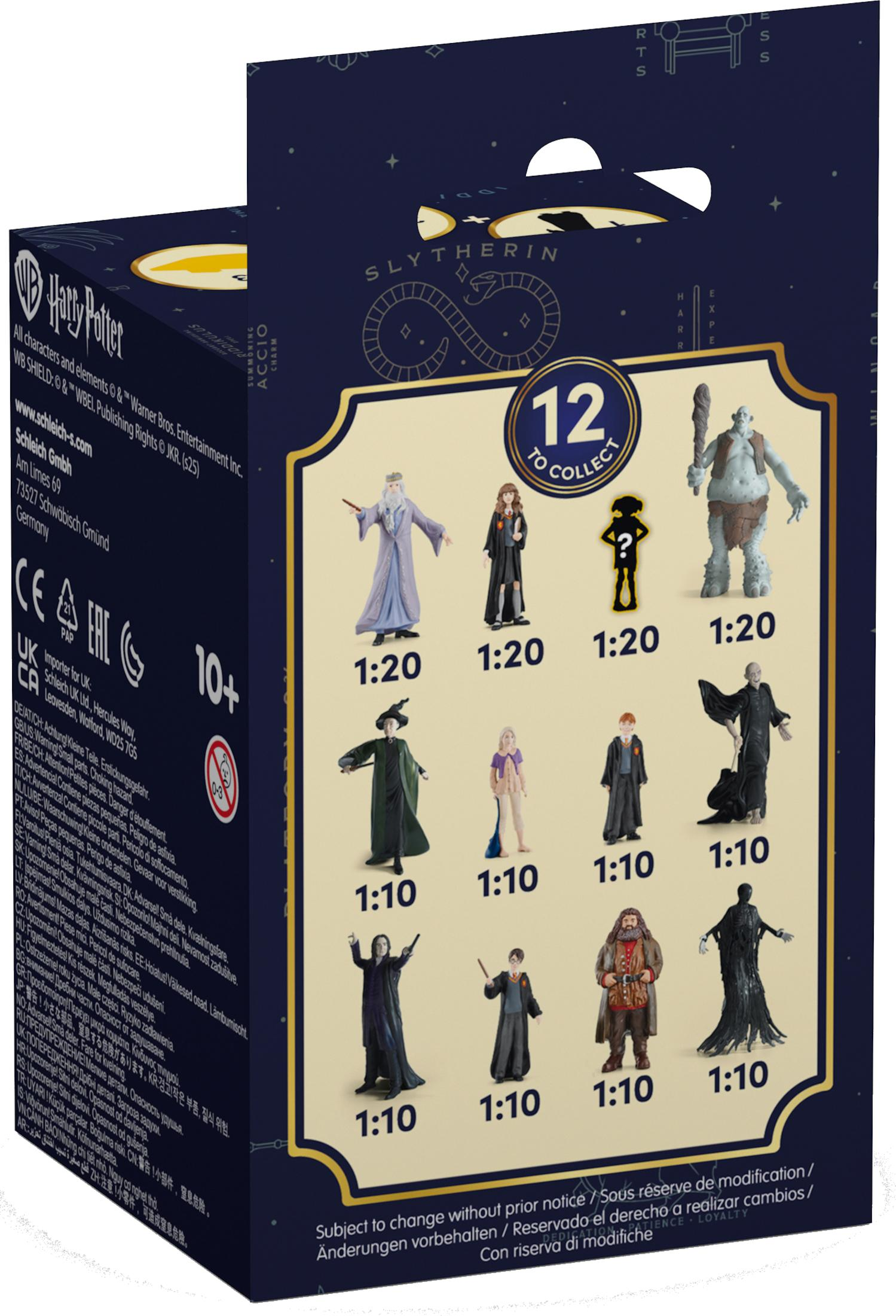 Harry Potter Figuren im Slytherin-Design, 12 zum Sammeln.