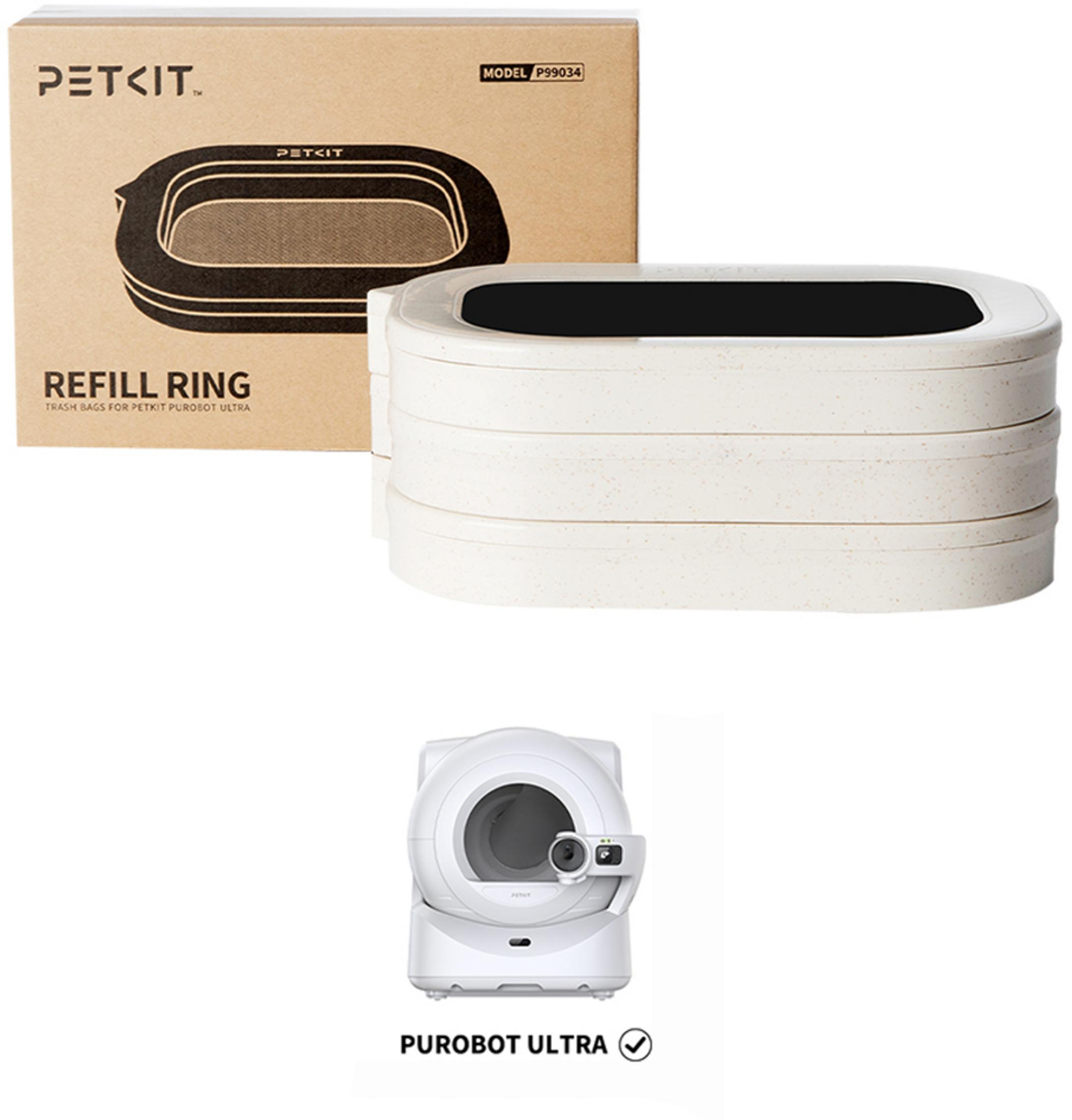 Pierścień PETKIT do uzupełniania i kuweta PUROBOT ULTRA.