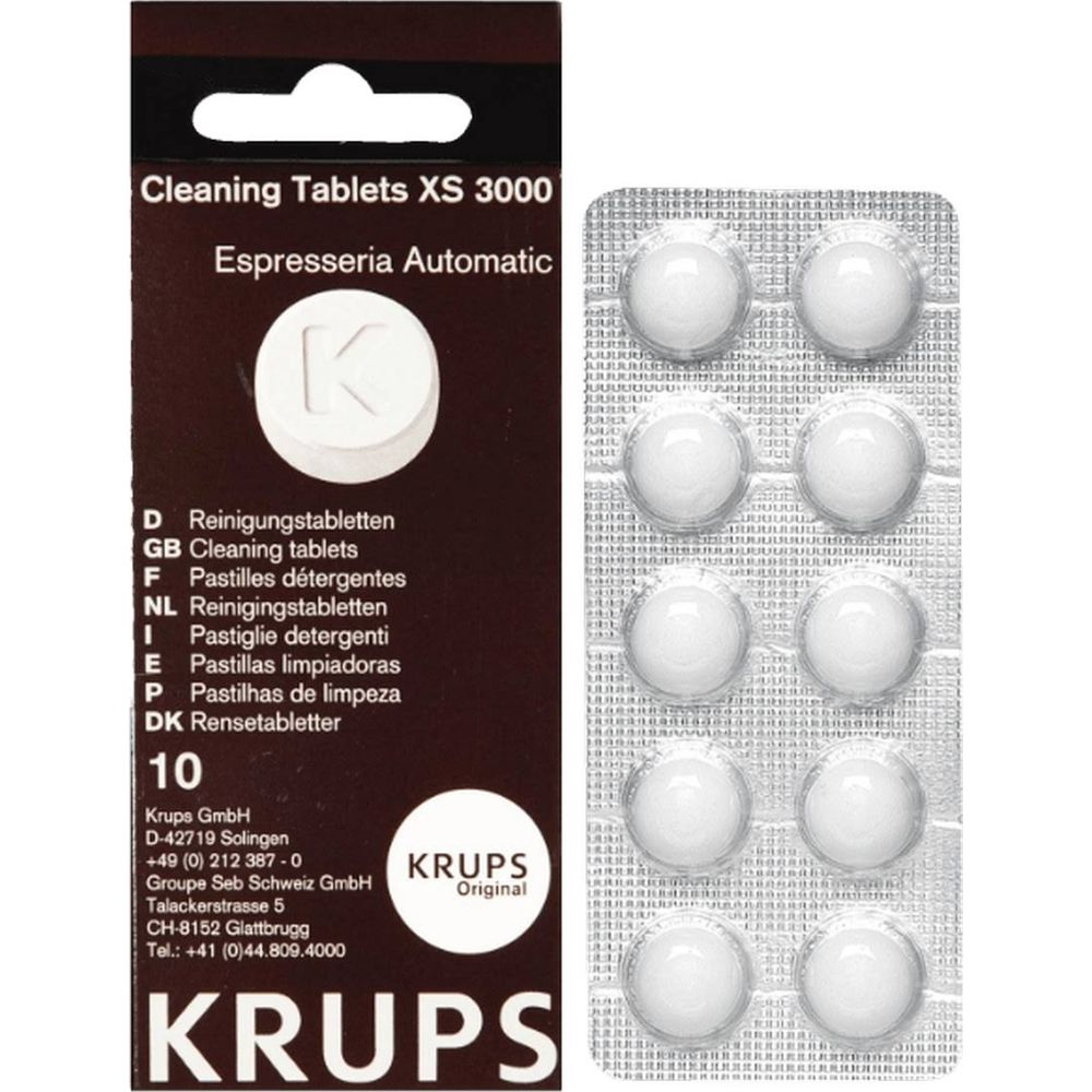 KRUPS Pastiglie detergenti XS 3000 in blister da 10.