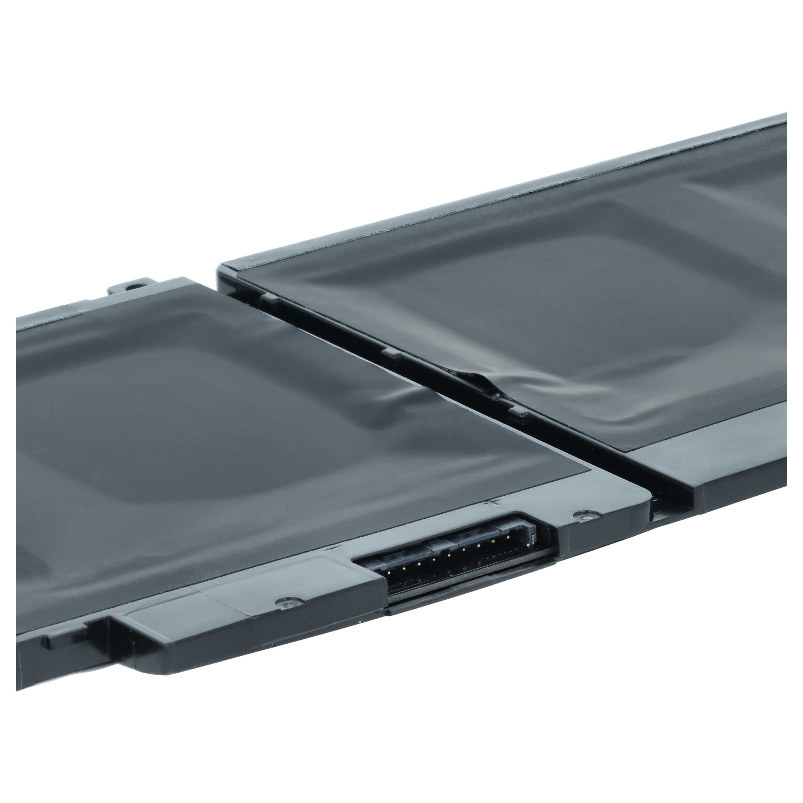 Zwei schwarze Akkus mit einem Anschluss für Laptops auf weißem Hintergrund.