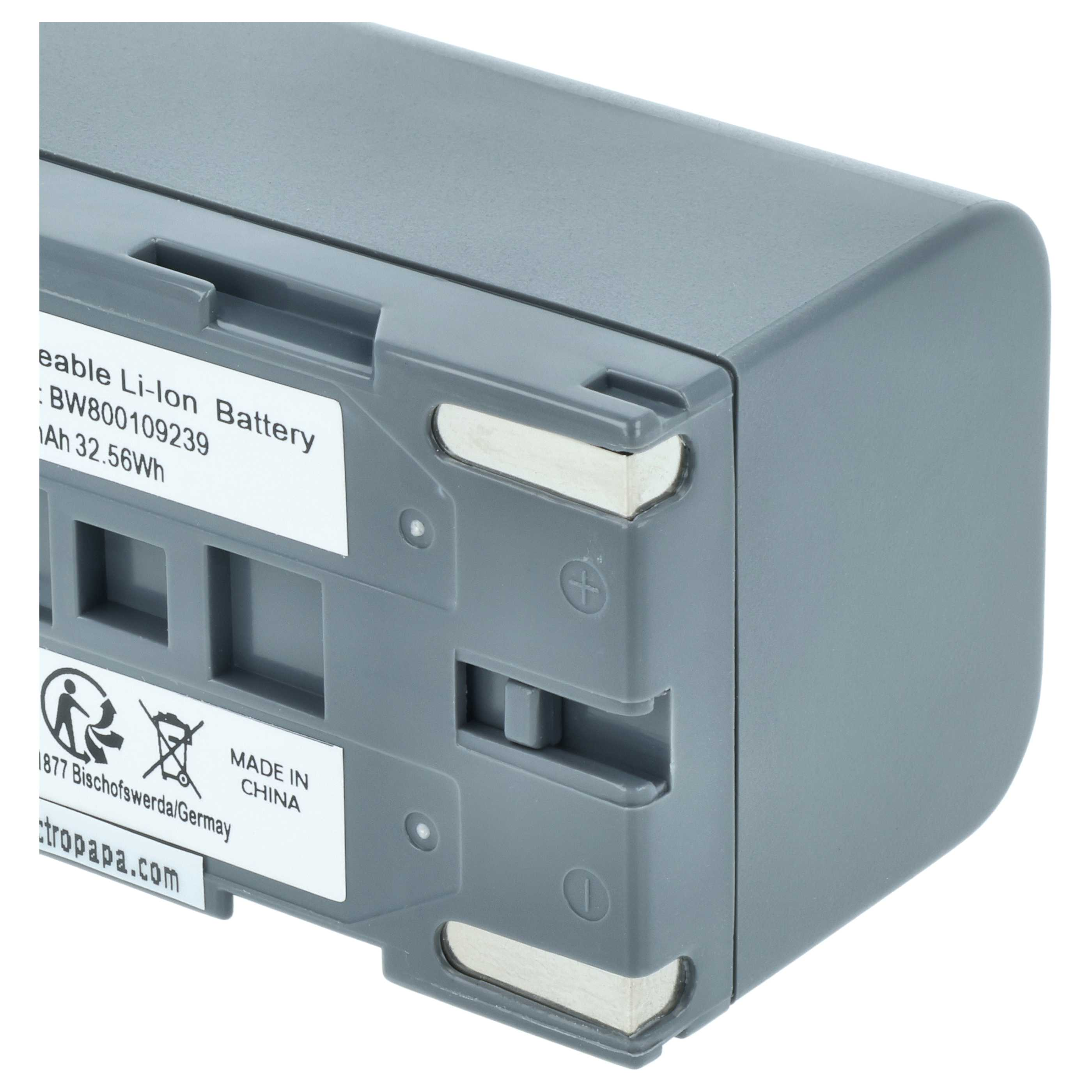 Graue Li-Ion-Batterie, Modell BW800109239, 32.56Wh, Made in China.