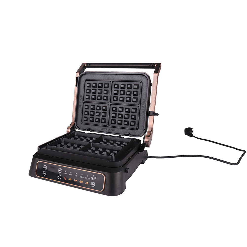 YASOMI FS-100CG Profesyonel Waffle Tost ve Izgara Makinesi Siyah