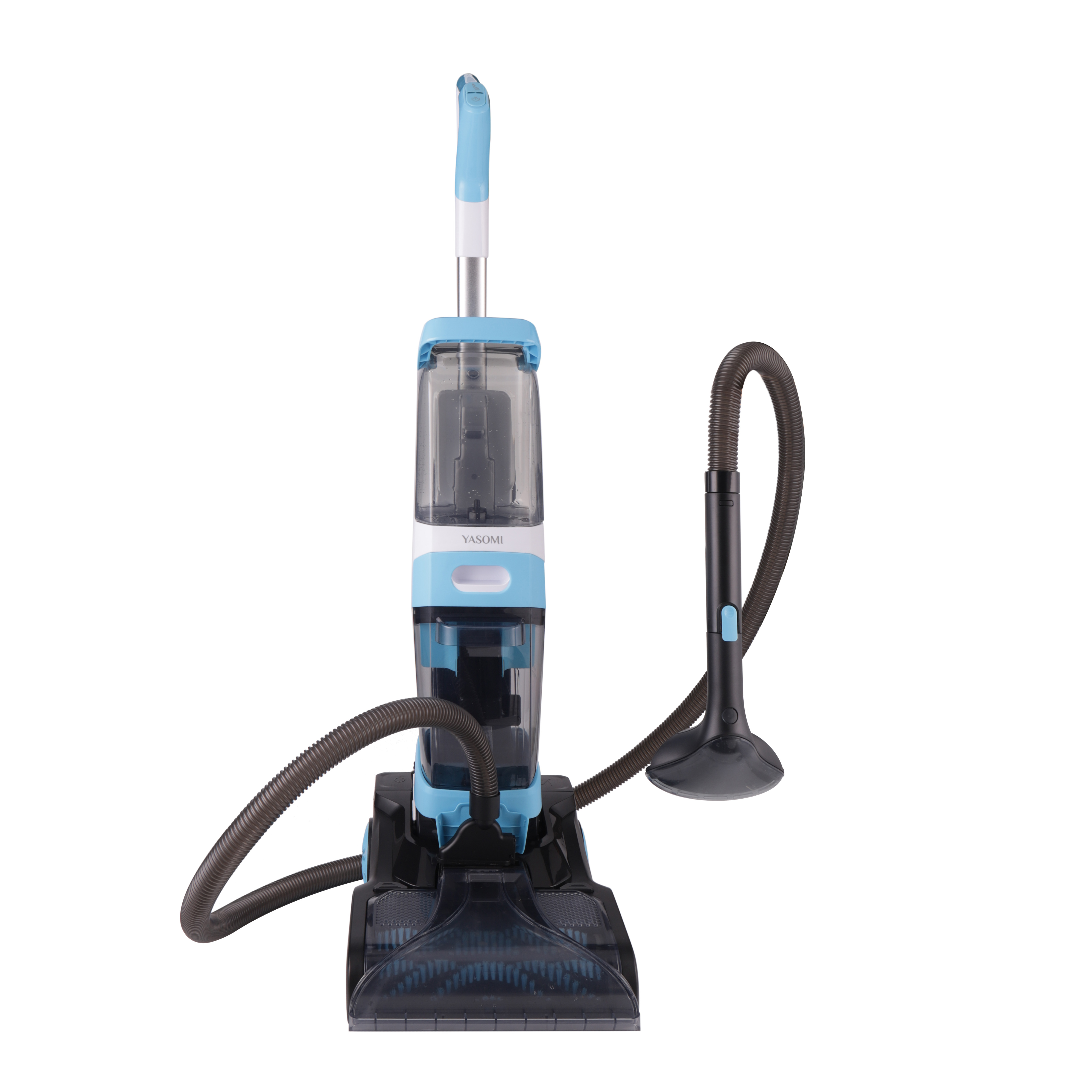 YASOMI T20 Pro HydroStream 1000W Buhar Fonksiyonlu Dikey Buharlı Paspas Halı ve Koltuk Yıkama Makinesi Beyaz - Mavi