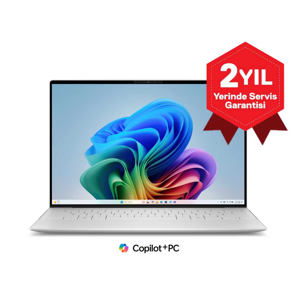 DELL XPS 13 9350 Intel Arc FHD+ 120Hz Intel Core Ultra 7 258V 32 GB RAM 1 TB SSD 13,4 inç Windows 11 Pro Laptop Gri