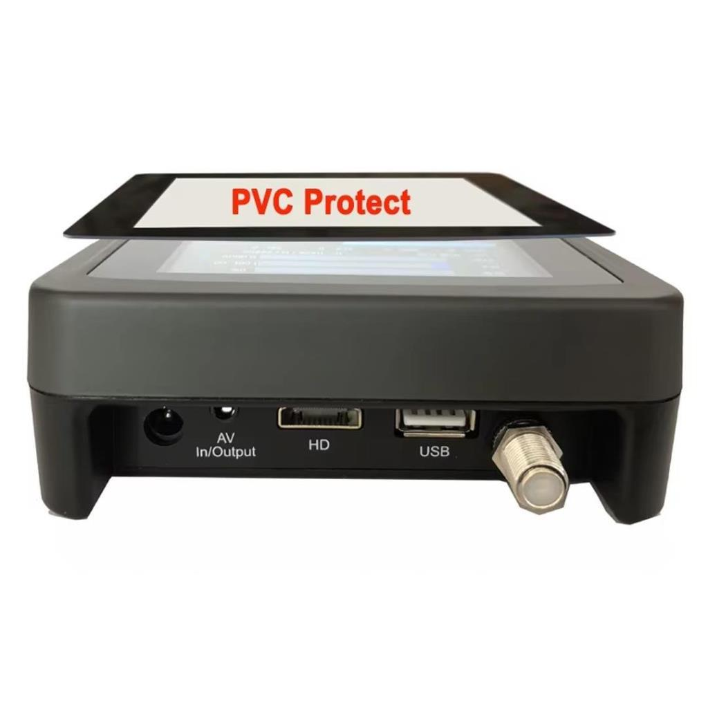 AV, HD, USB ve anten girişli siyah cihaz. Üzerinde "PVC Protect" yazıyor.