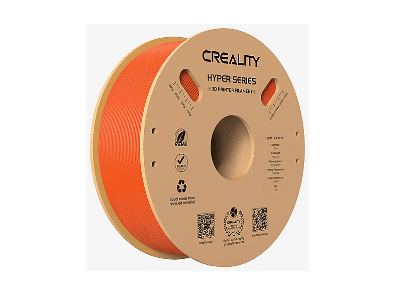 CREALITY Hyper PLA 1.75mm 1kg Standart Filament Turuncu