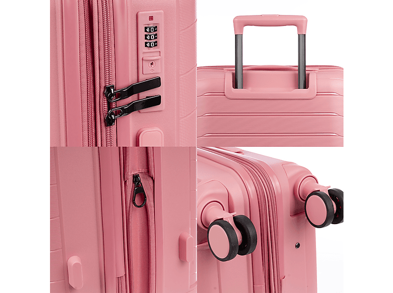 Maleta de viaje | DAM DMAV0309C56, 102 l, Rosa Claro | MediaMarkt
