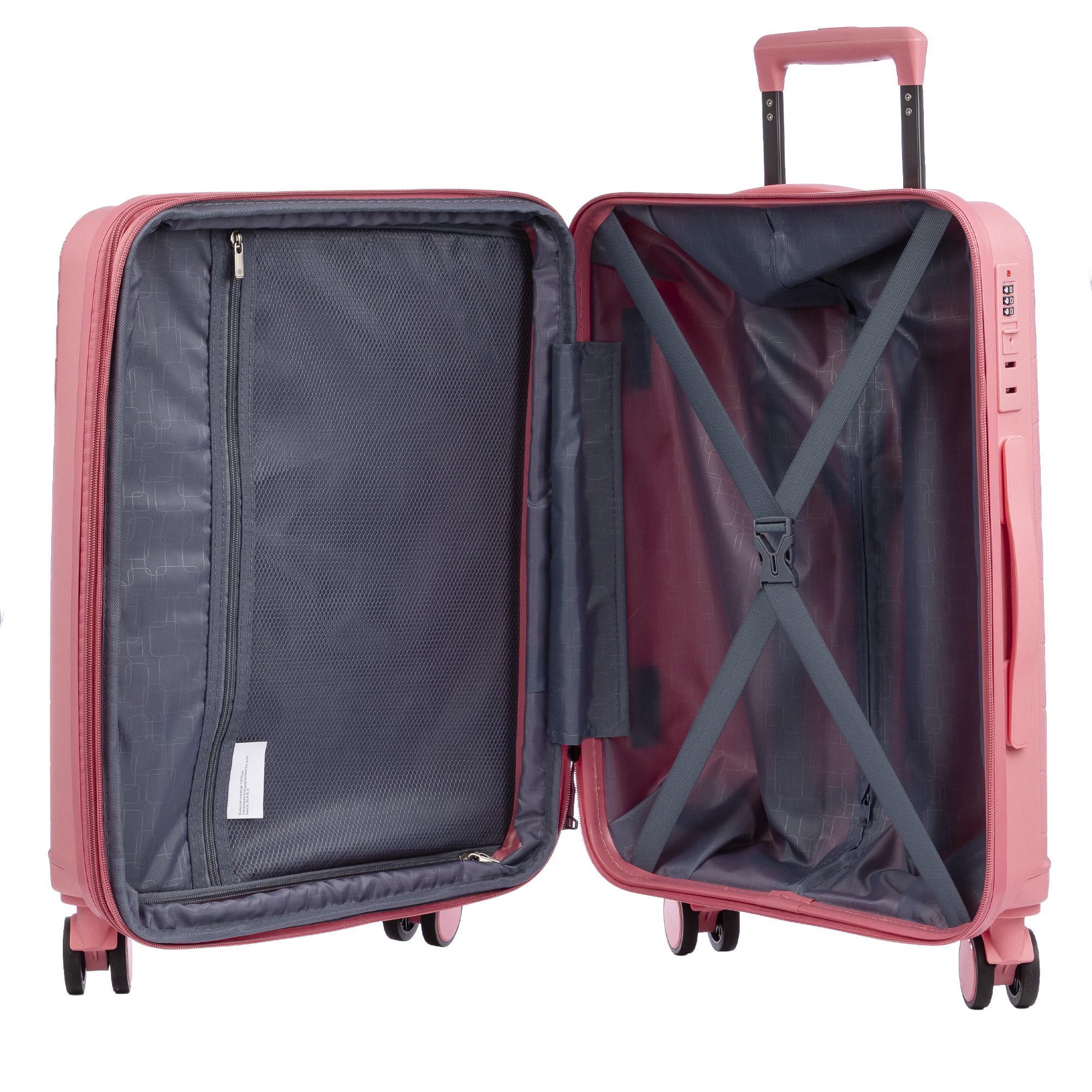Maleta de viaje | DAM DMAV0309C56, 102 l, Rosa Claro | MediaMarkt
