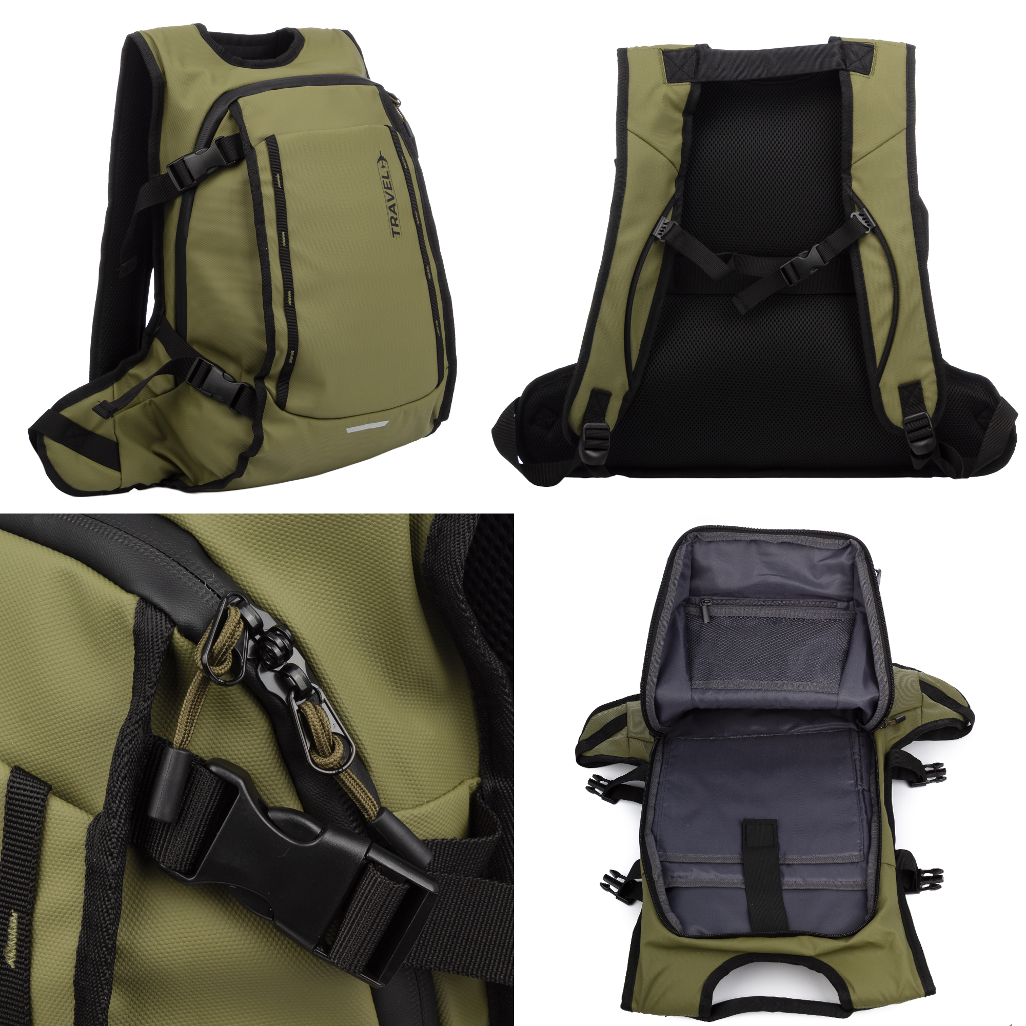 Maleta de viaje | DAM DMBB0139C23, 43 l, Verde Militar | MediaMarkt