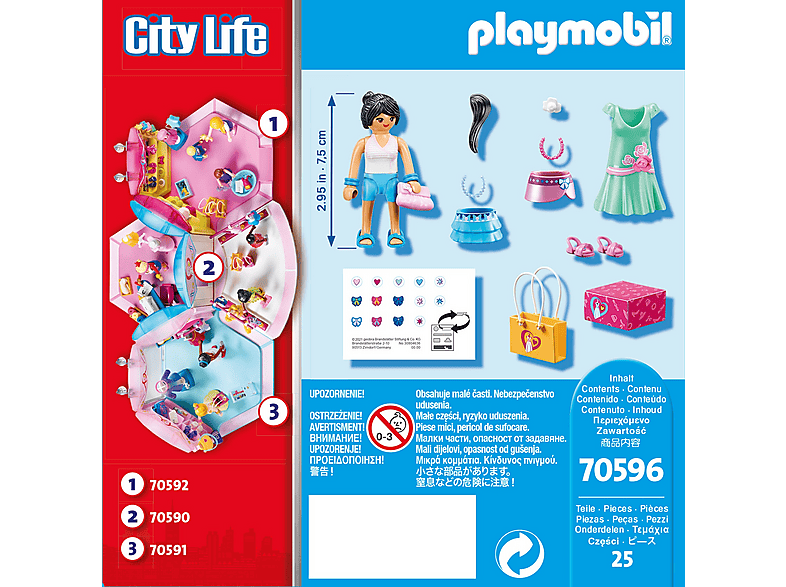 PLAYMOBIL City Life Fashion Shopping Trip 70596 Fiyat & Özellik