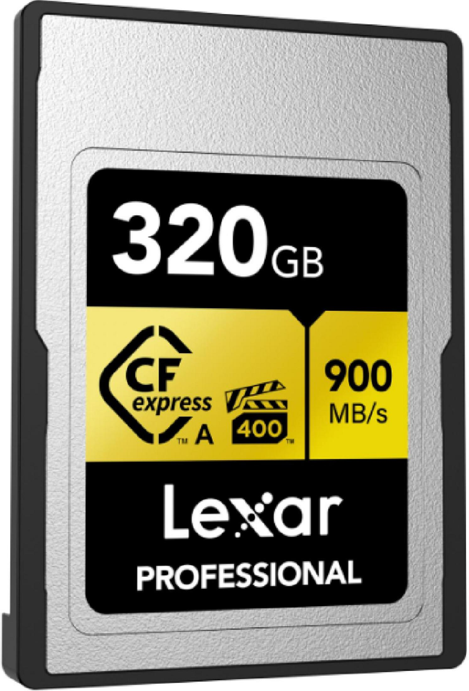 Scheda di memoria Lexar 320GB CFexpress A 900 MB/s.