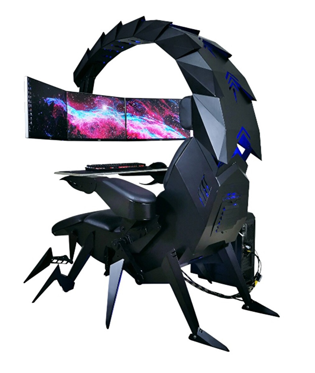 TWISTED MINDS Scorpion RGB Elektrikli Karbon Çelik Profesyonel Gaming Simülator Siyah