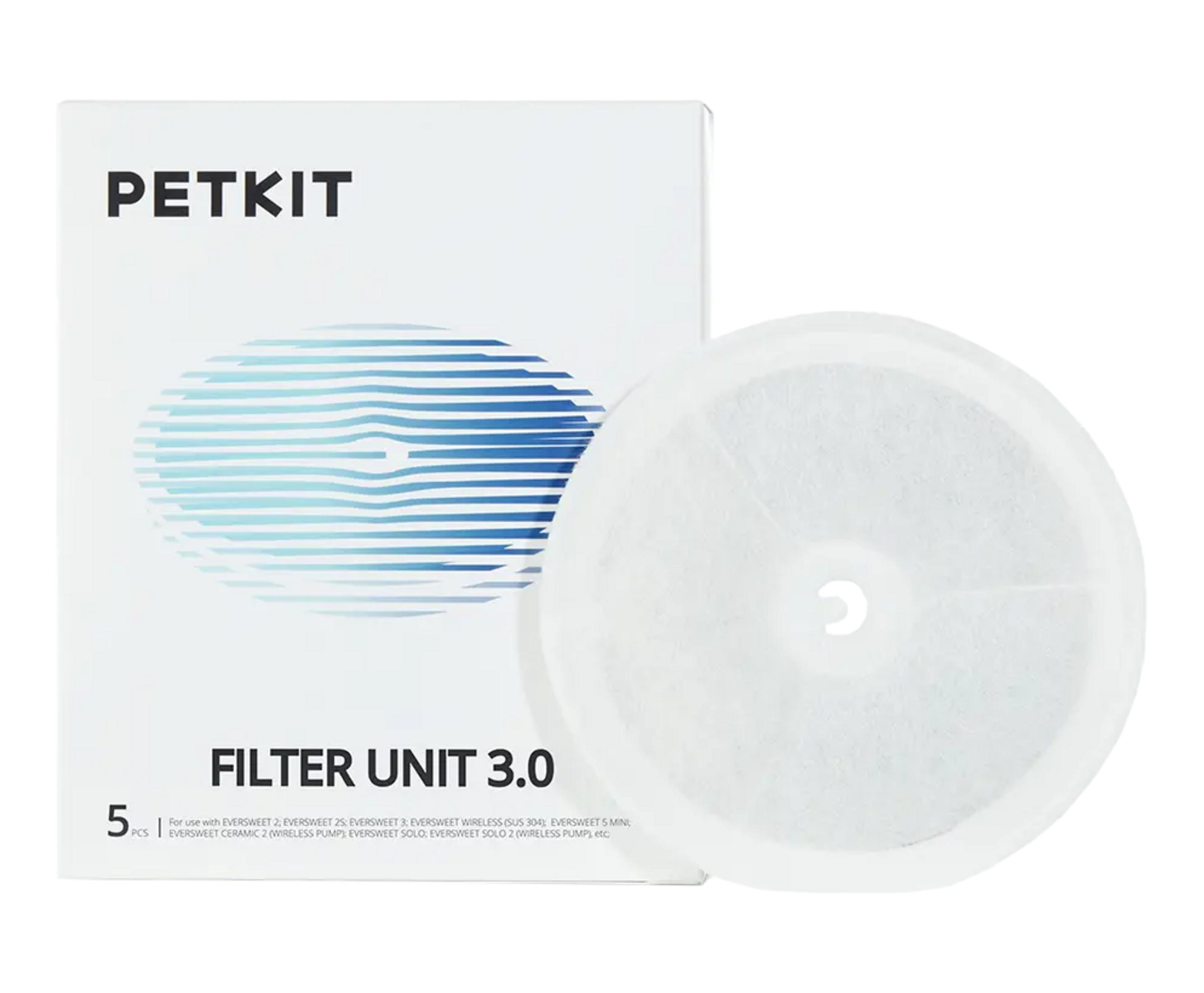 PETKIT Jednostka Filtrująca 3.0, 5 szt., okrągła, biała, z instrukcją.