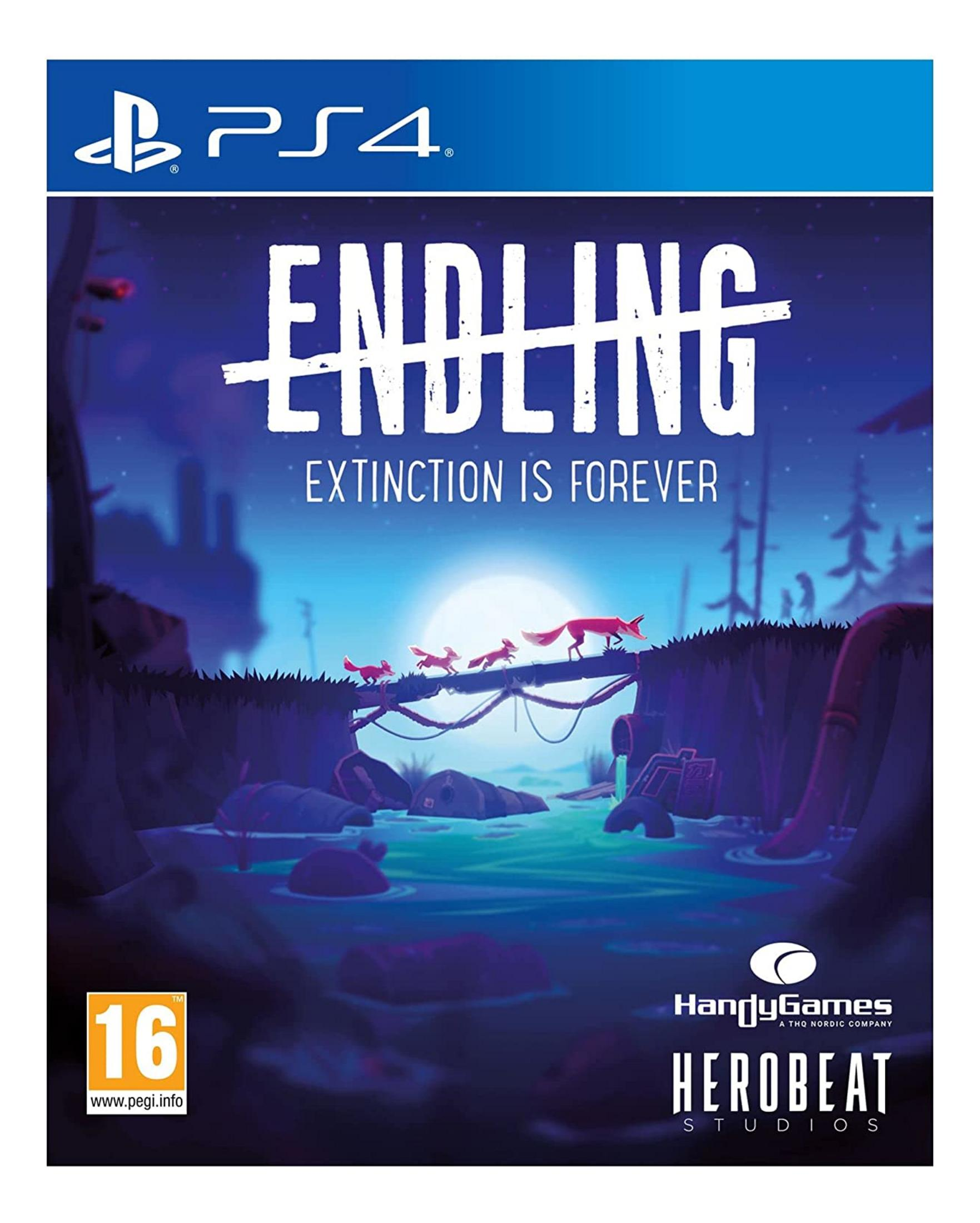 Copertina gioco PS4: volpi su una passerella sull'acqua sotto la luna.