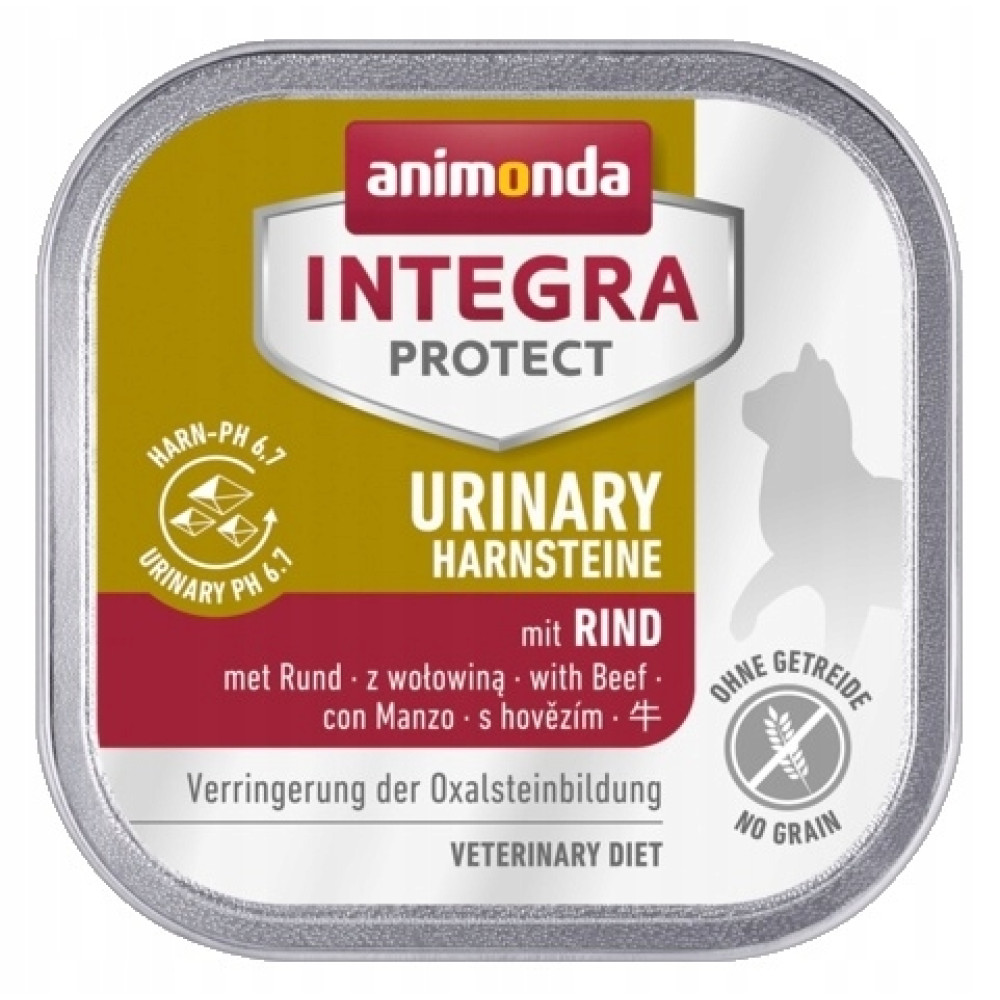 Animonda Integra Protect Urinary Harnsteine z wołowiną, 100g.