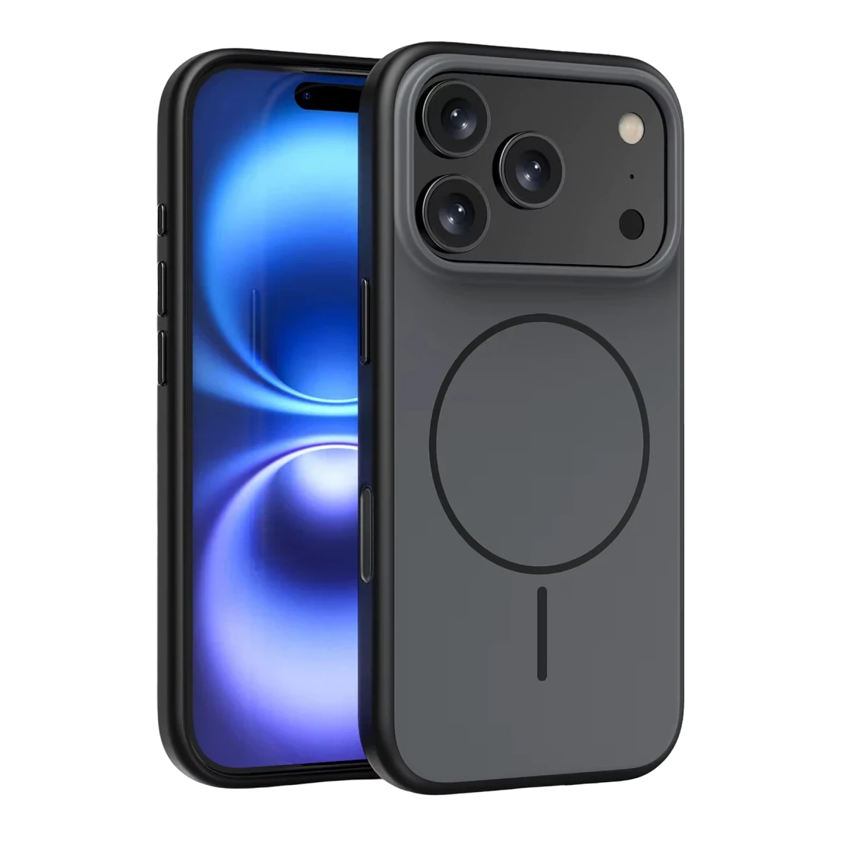 JOKO Apple iPhone 17 Pro Uyumlu Neva Magsafe Telefon Kılıfı Siyah